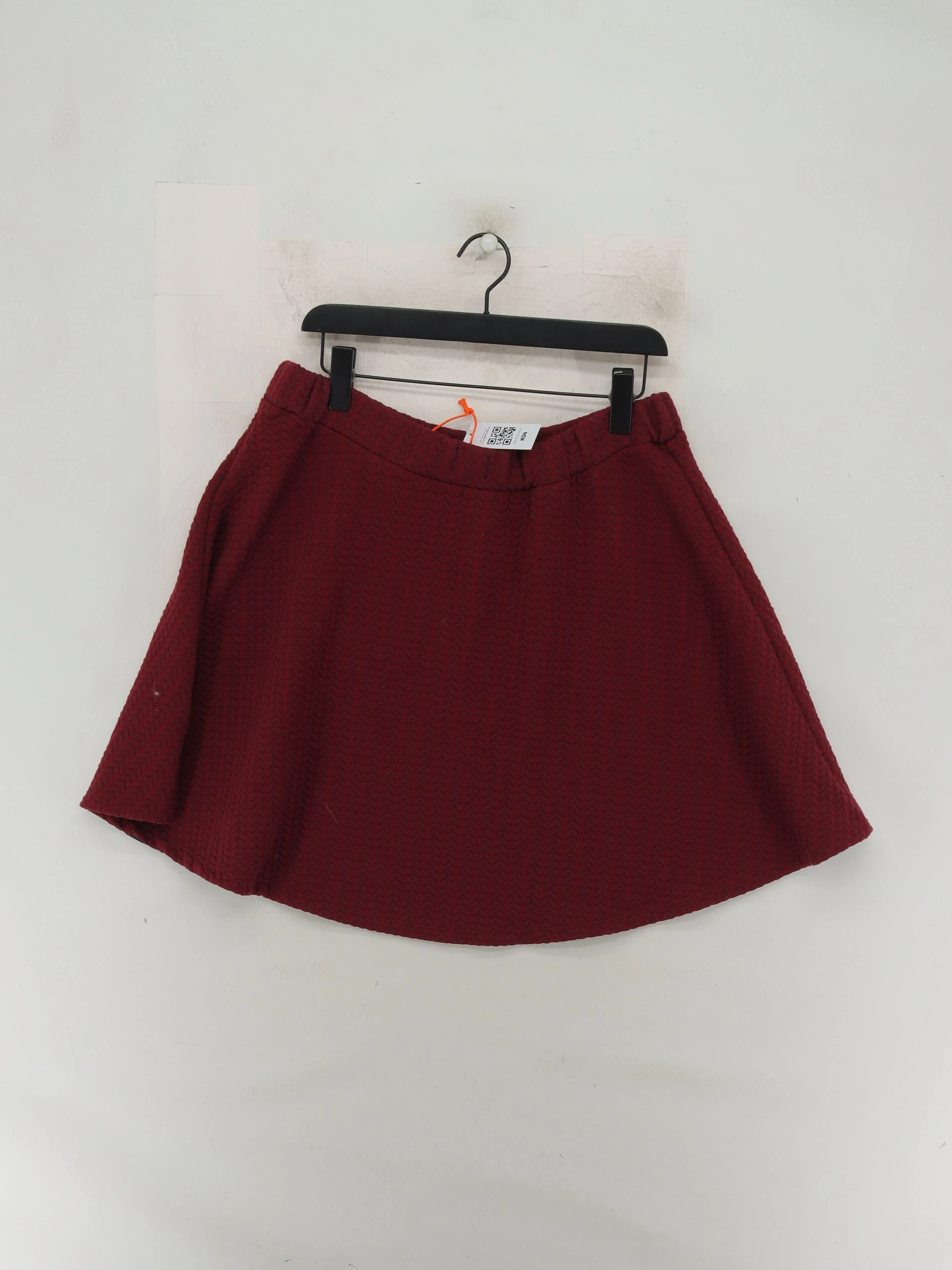 Superdry Women's Mini Skirt UK 16 Red Polyester with Viscose, Elastane Mini - Image 2