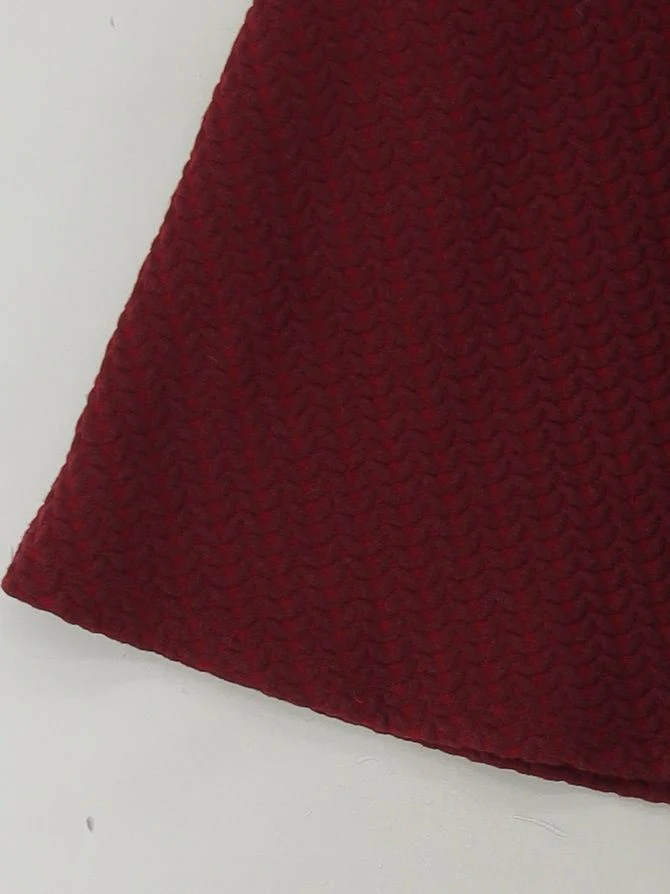 Superdry Women's Mini Skirt UK 16 Red Polyester with Viscose, Elastane Mini - Image 4