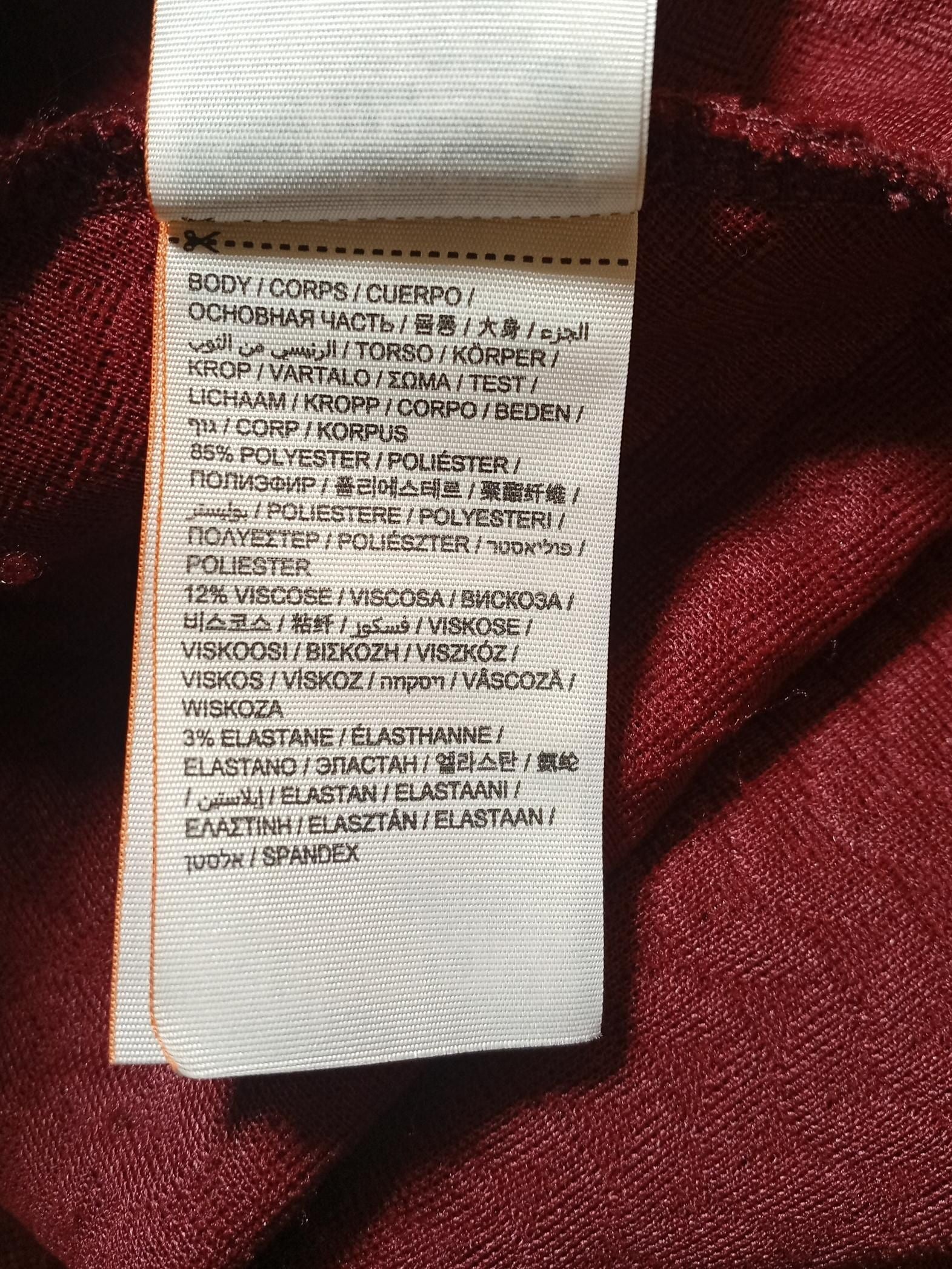 Superdry Women's Mini Skirt UK 16 Red Polyester with Viscose, Elastane Mini - Image 6
