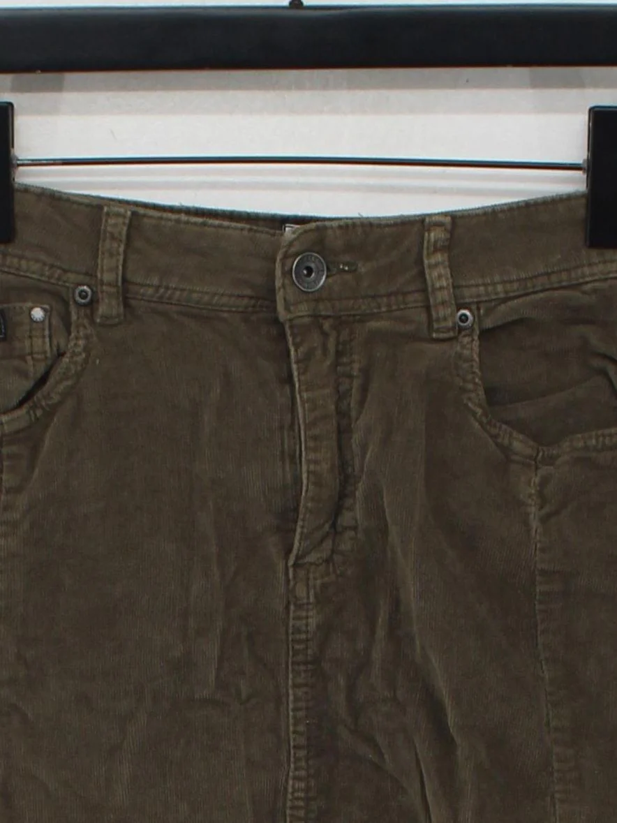 Superdry Women's Mini Skirt XS Green Cotton with Elastane Short Mini - Image 3