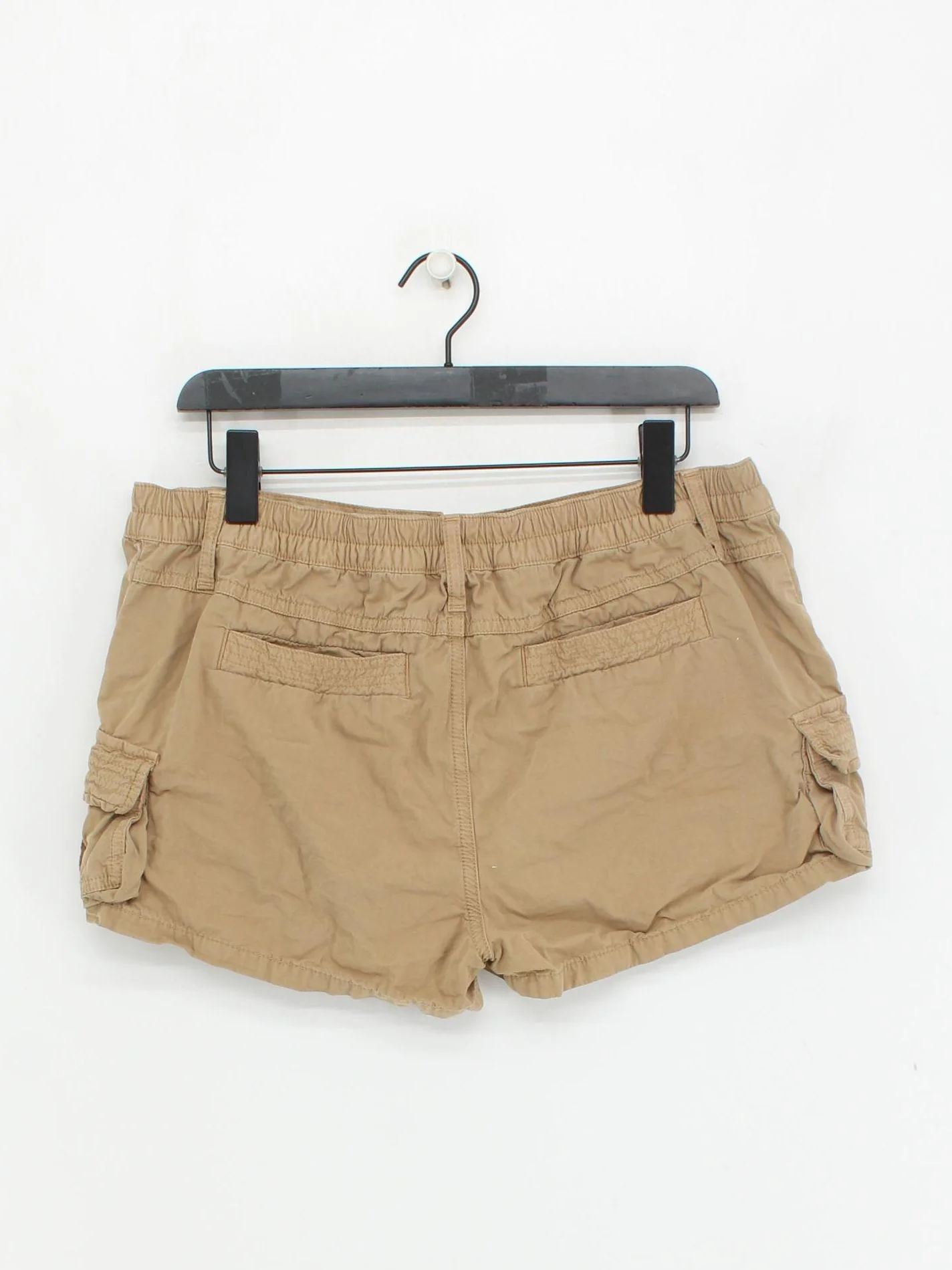 Superdry Women's Shorts UK 16 Tan 100% Cotton Cargo - Image 2