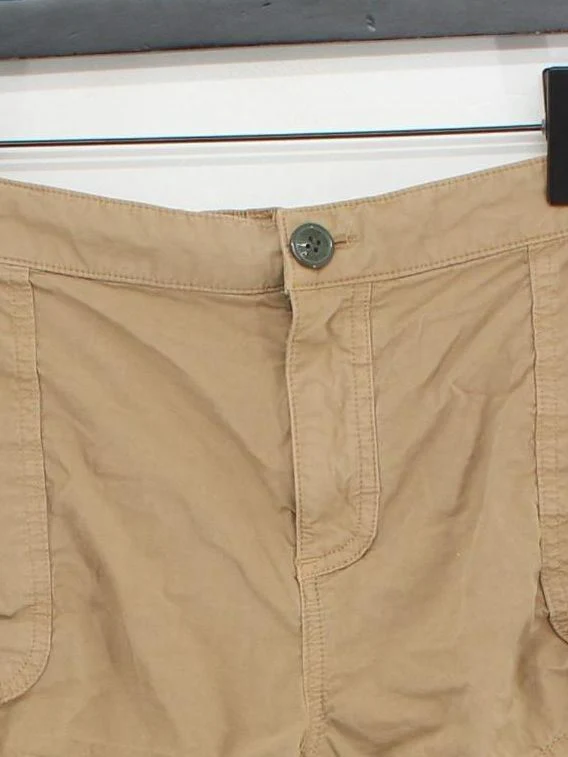 Superdry Women's Shorts UK 16 Tan 100% Cotton Cargo - Image 3