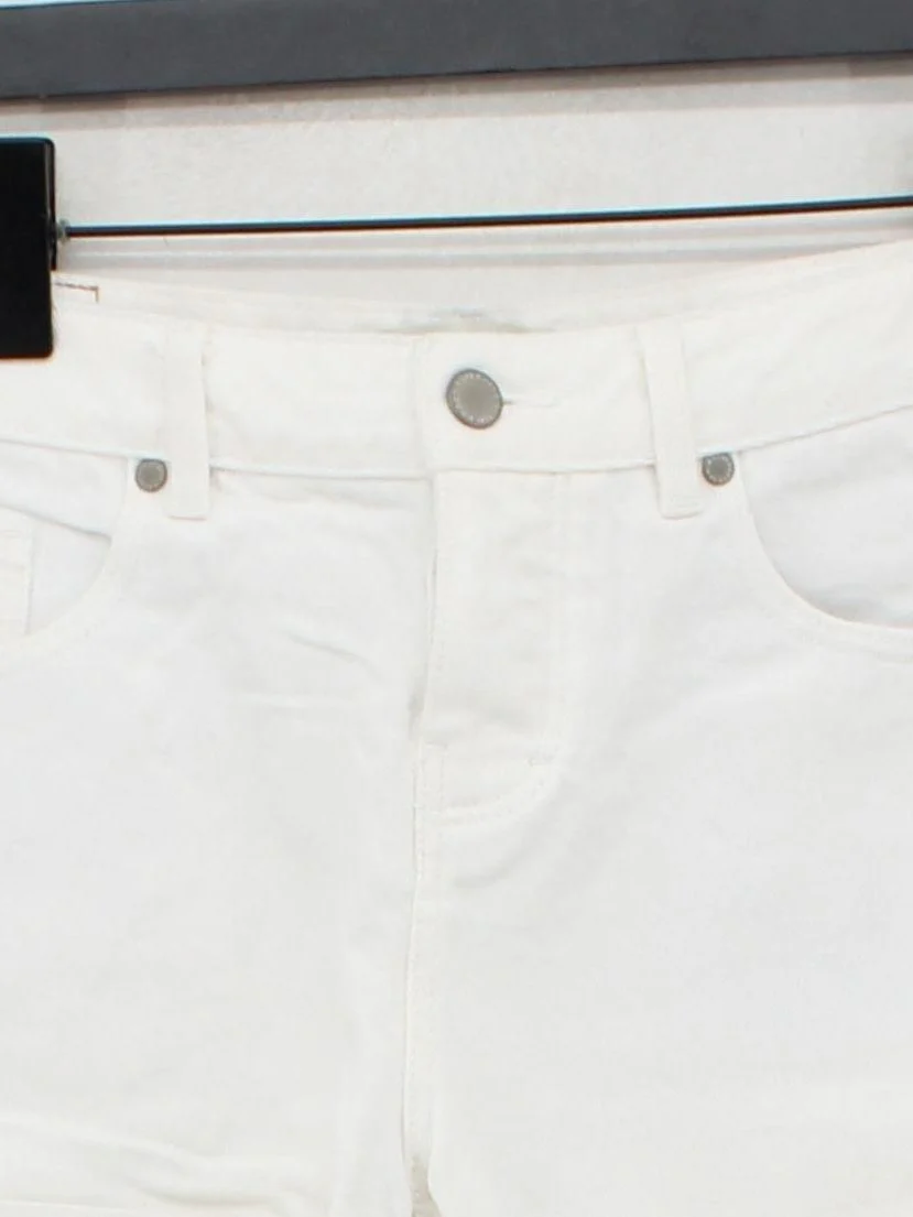 Superdry Women's Shorts W 28 in White 100% Cotton Cut-Off - Image 3