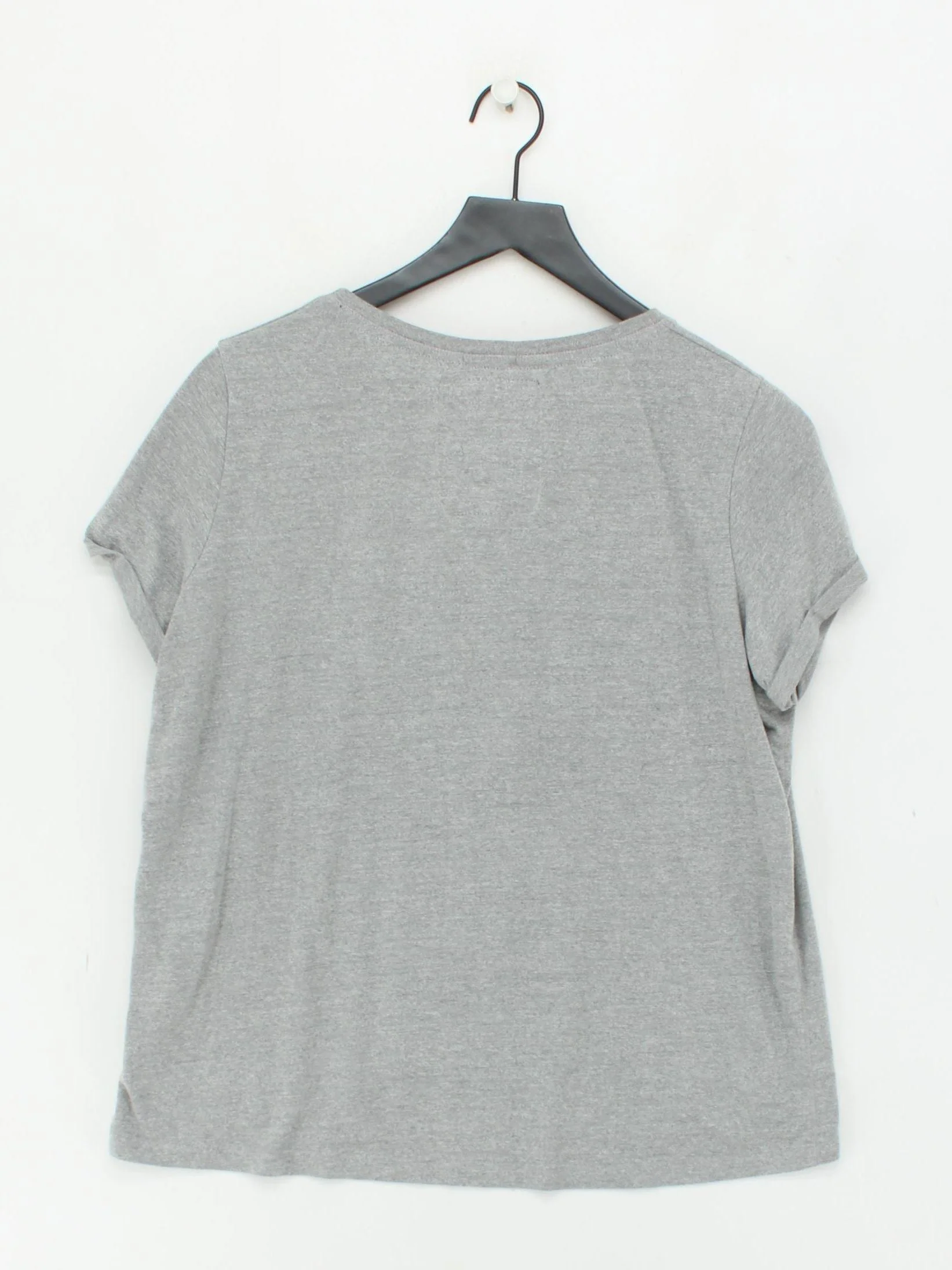 Superdry Women's T-Shirt L Grey 100% Cotton Basic - Image 2