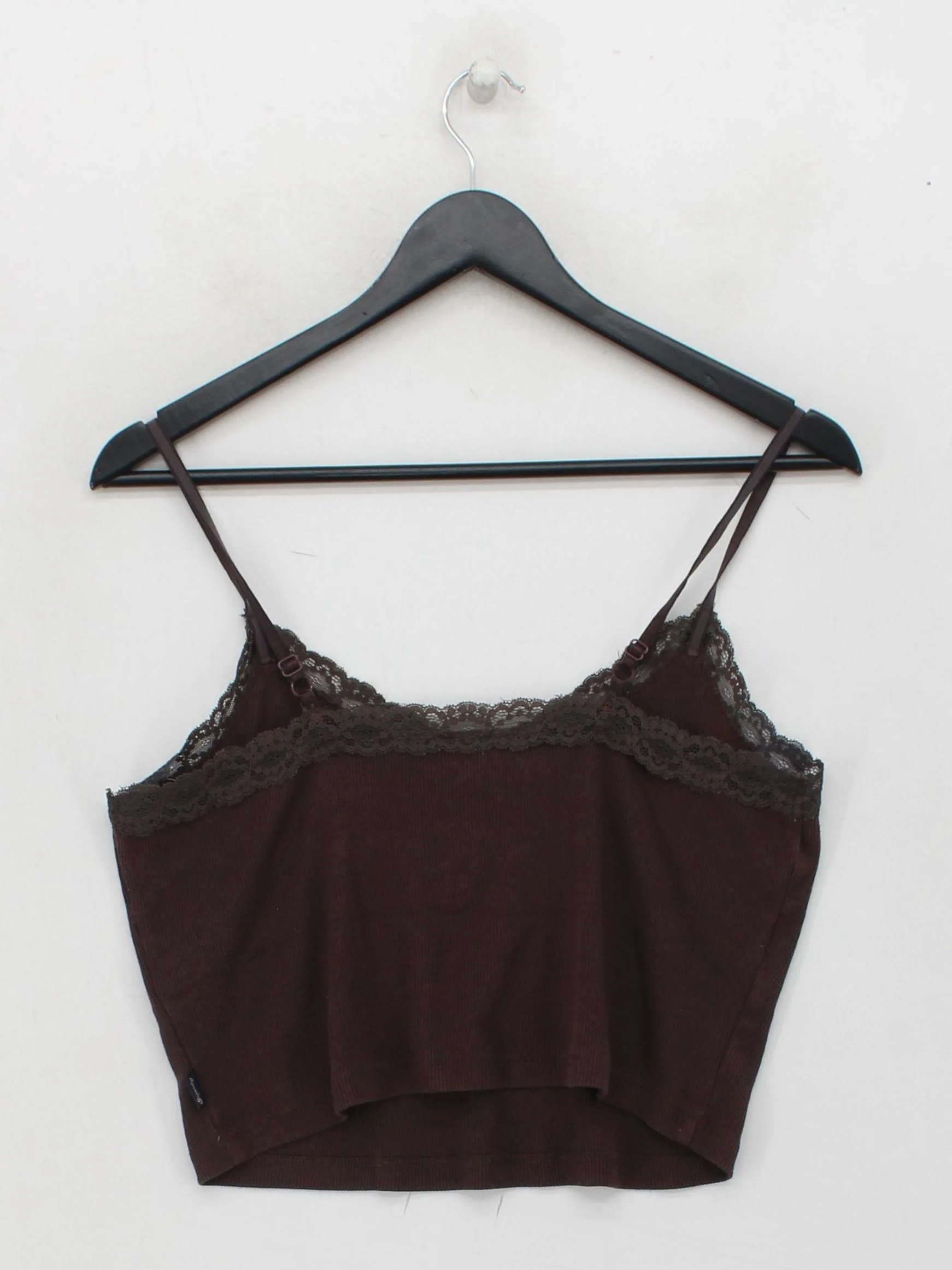 Superdry Women's T-Shirt M Brown Cotton with Polyester Camisole - Image 2