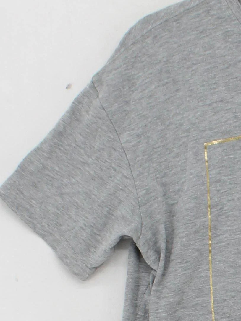 Superdry Women's T-Shirt M Grey Cotton with Polyester Basic - Image 4