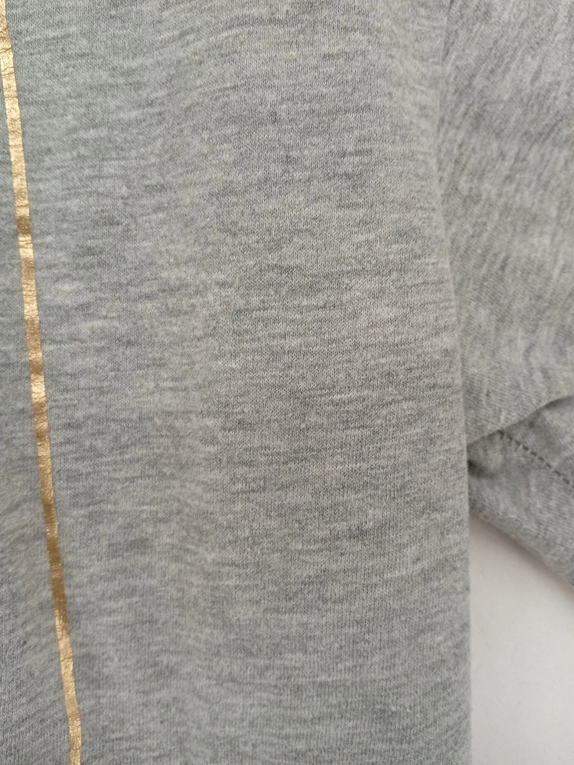 Superdry Women's T-Shirt M Grey Cotton with Polyester Basic - Image 5