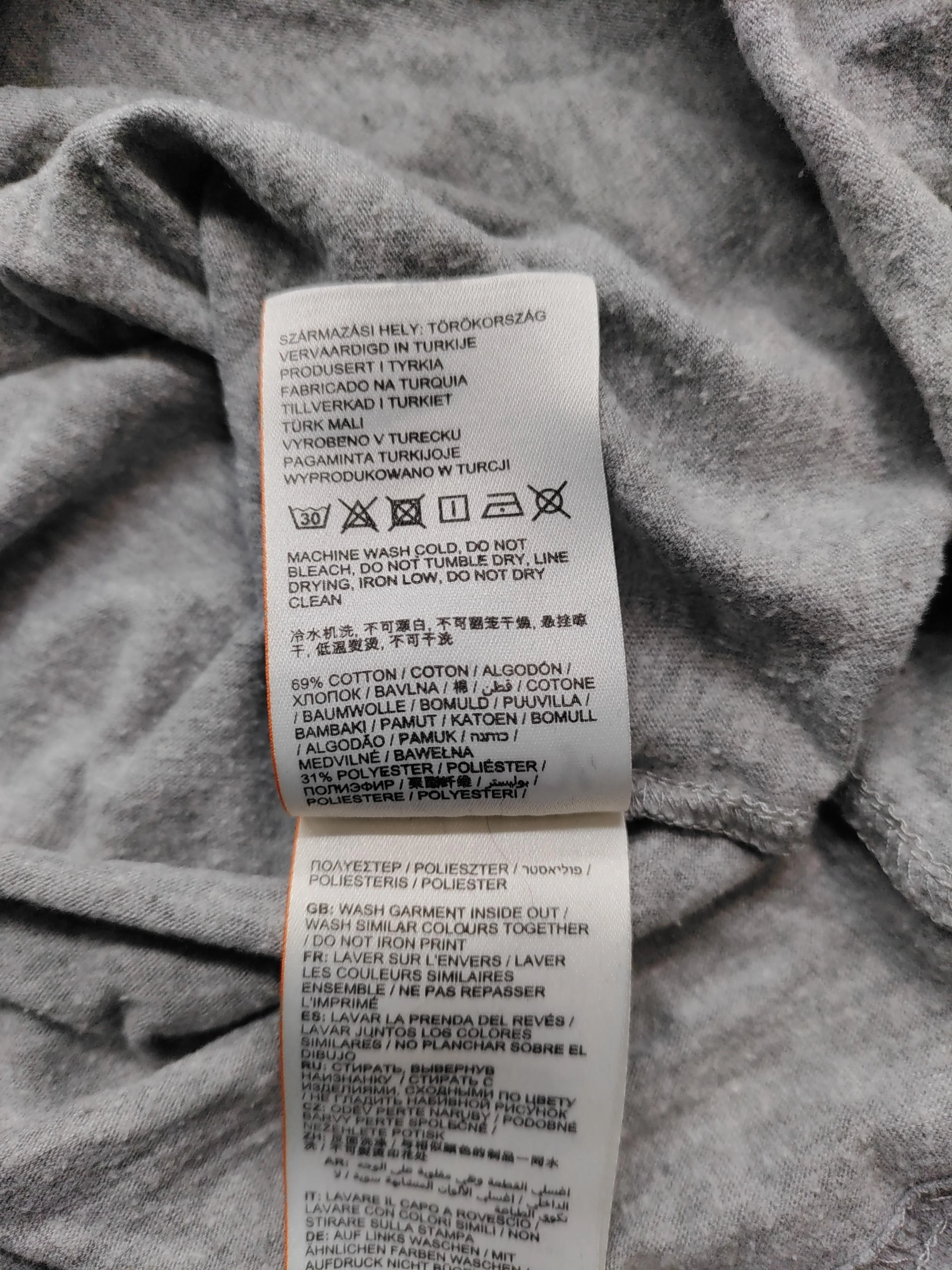 Superdry Women's T-Shirt M Grey Cotton with Polyester Basic - Image 7
