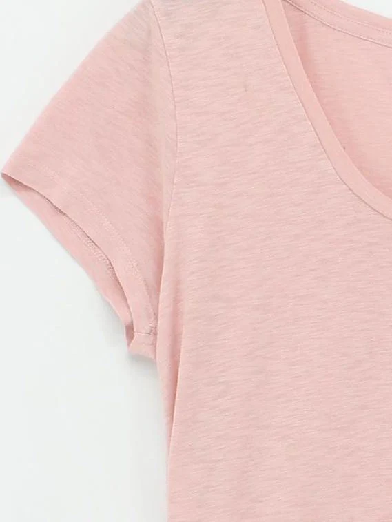 Superdry Women's T-Shirt M Pink 100% Cotton Short Sleeve Round Neck Basic - Image 4