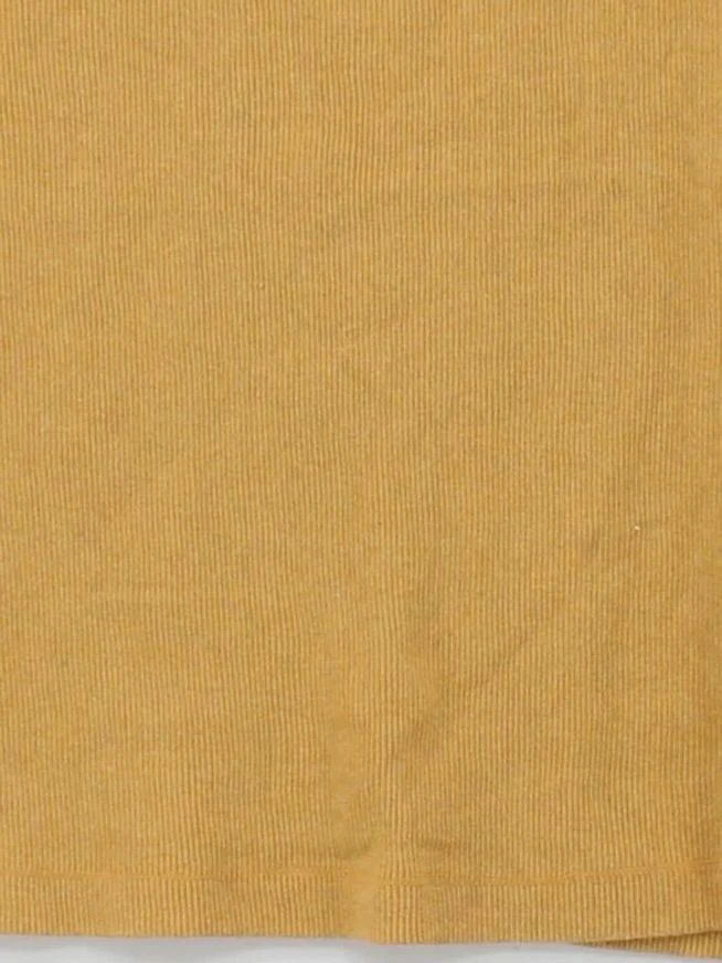 Superdry Women's T-Shirt M Yellow Cotton with Polyester Basic - Image 4