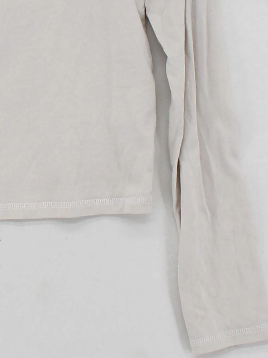 Superdry Women's T-Shirt S Cream Graphic Cotton with Elastane Basic - Image 4