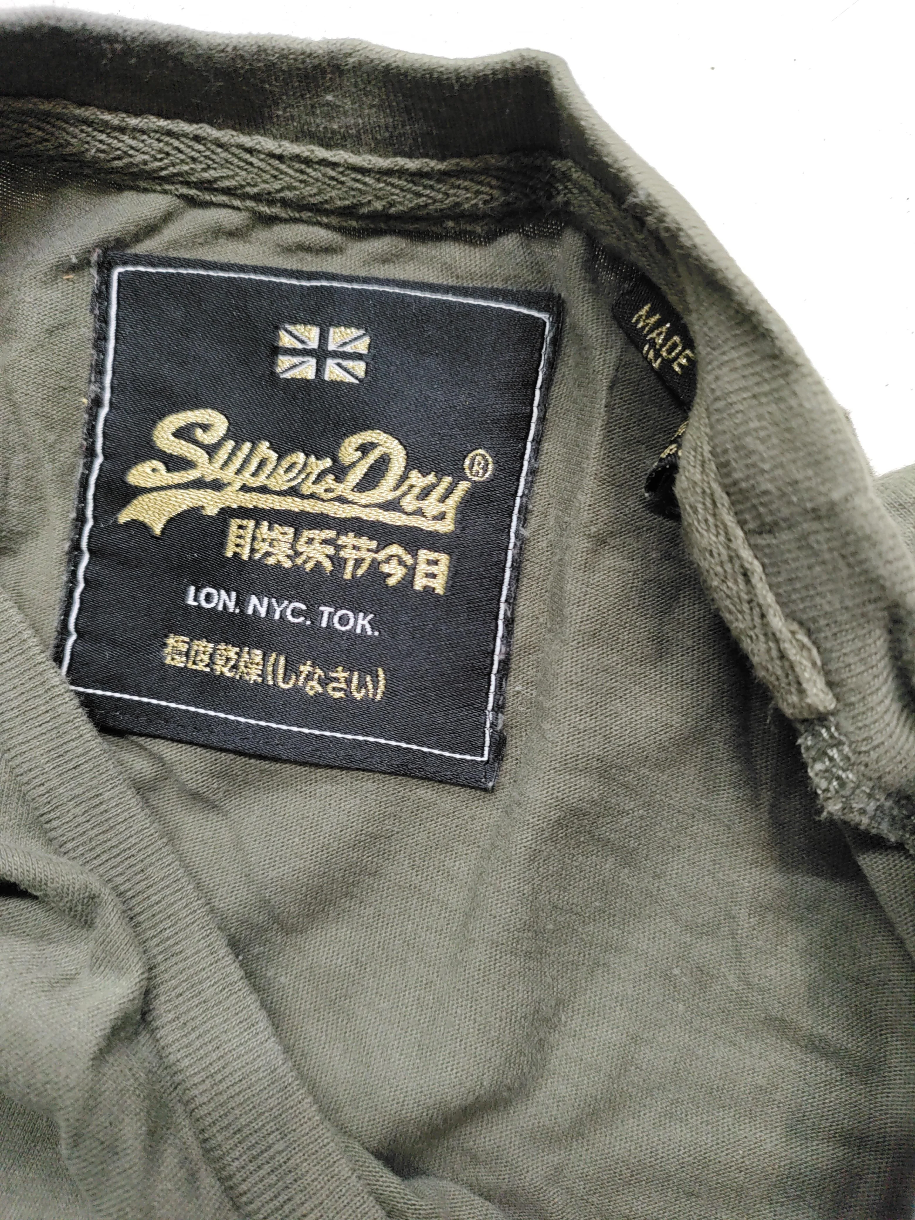Superdry Women's T-Shirt S Green 100% Cotton Short Sleeve Round Neck Basic - Image 5