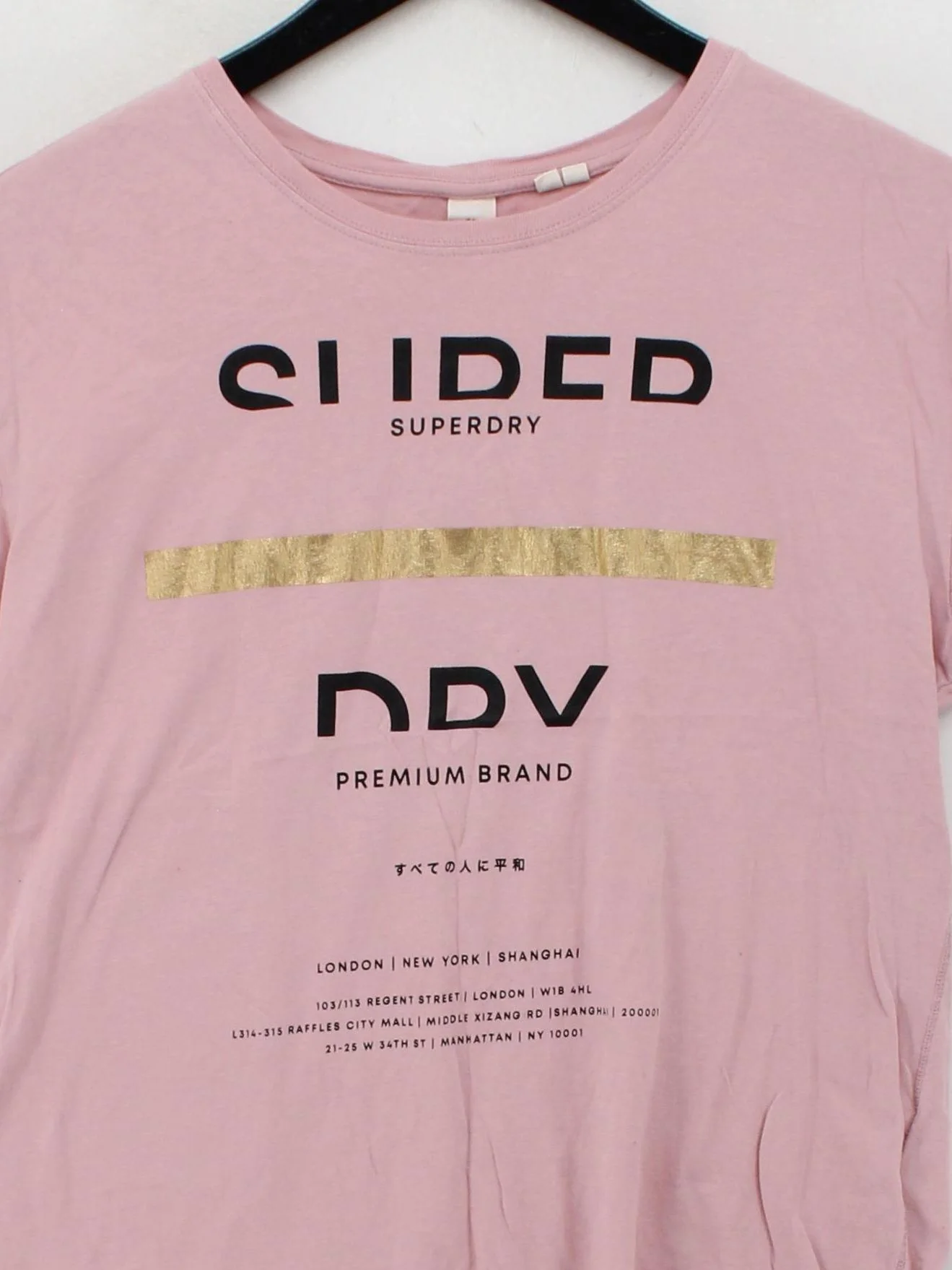 Superdry Women's T-Shirt S Pink 100% Cotton Basic - Image 3