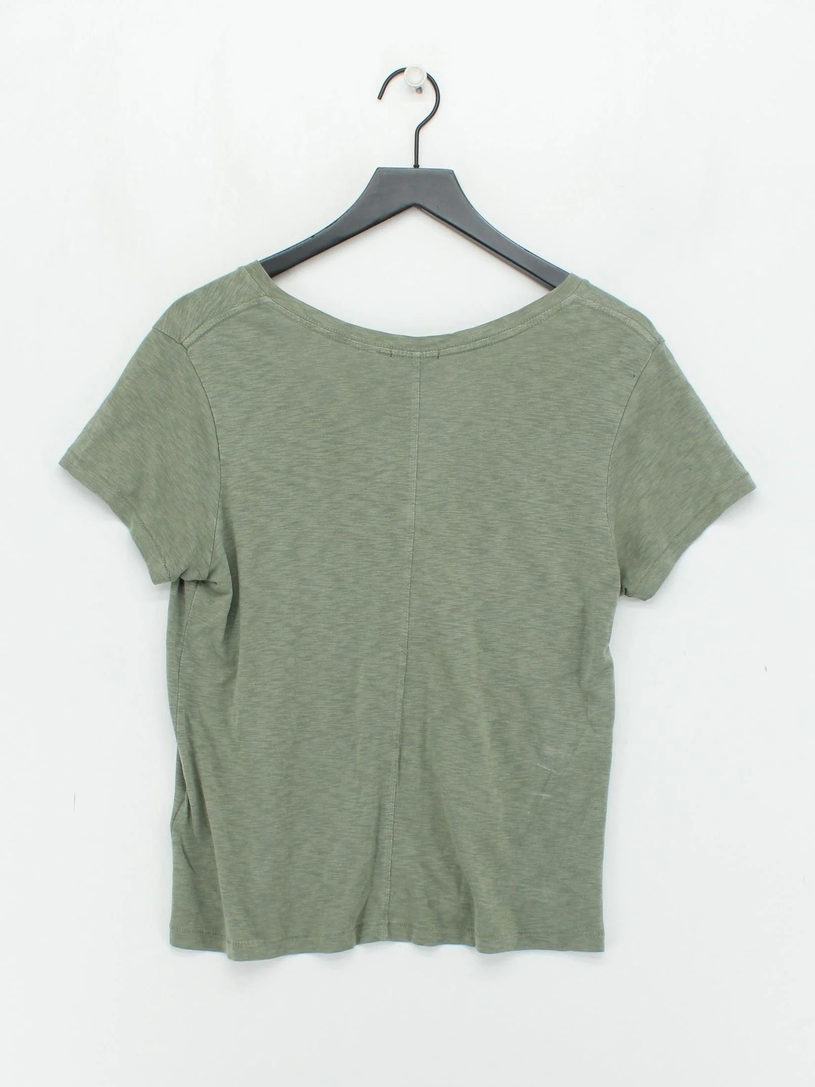 Superdry Women's T-Shirt UK 10 Green Cotton with Lyocell Modal Basic - Image 2