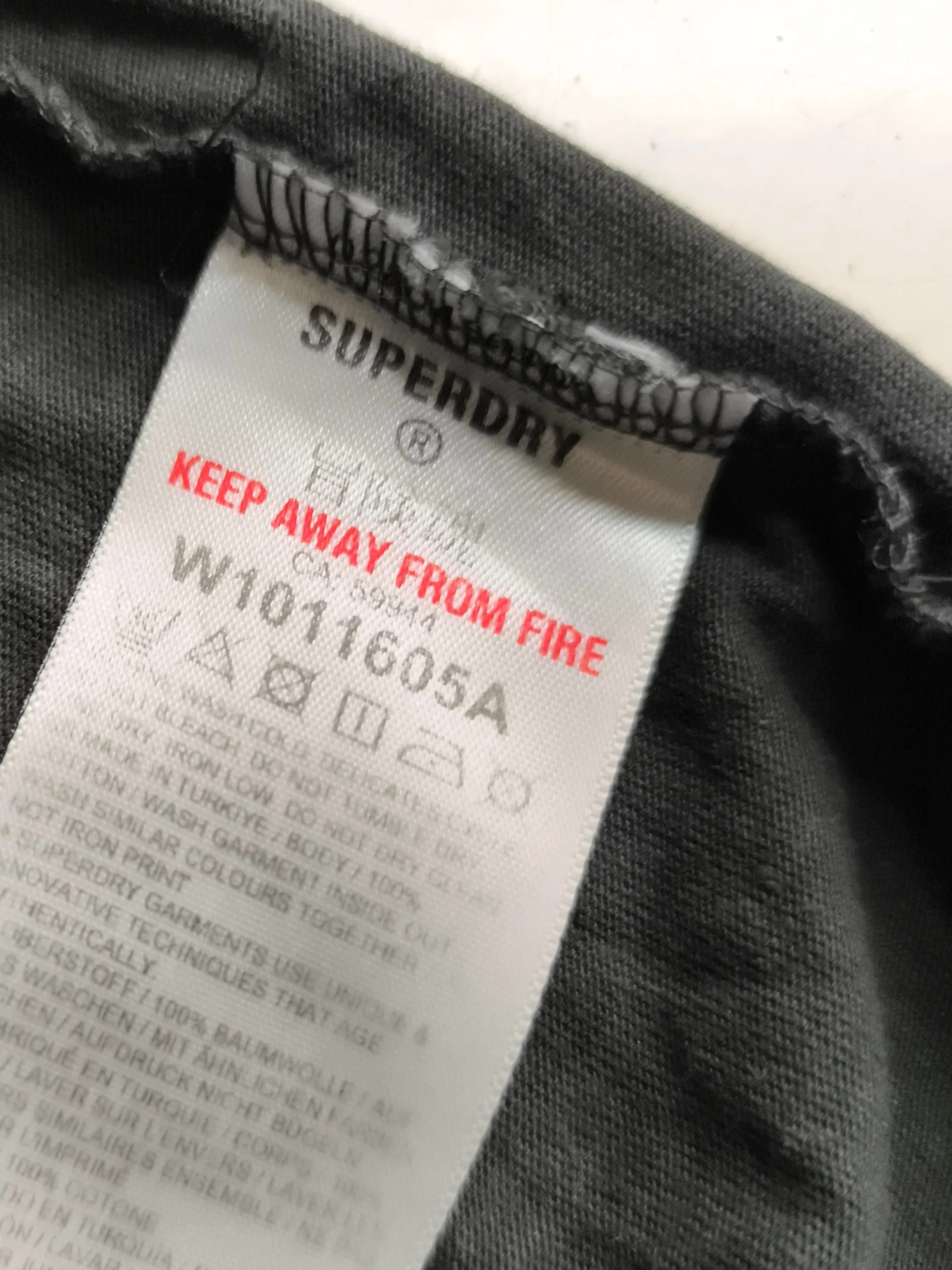 Superdry Women's T-Shirt UK 12 Grey 100% Cotton Basic - Image 7