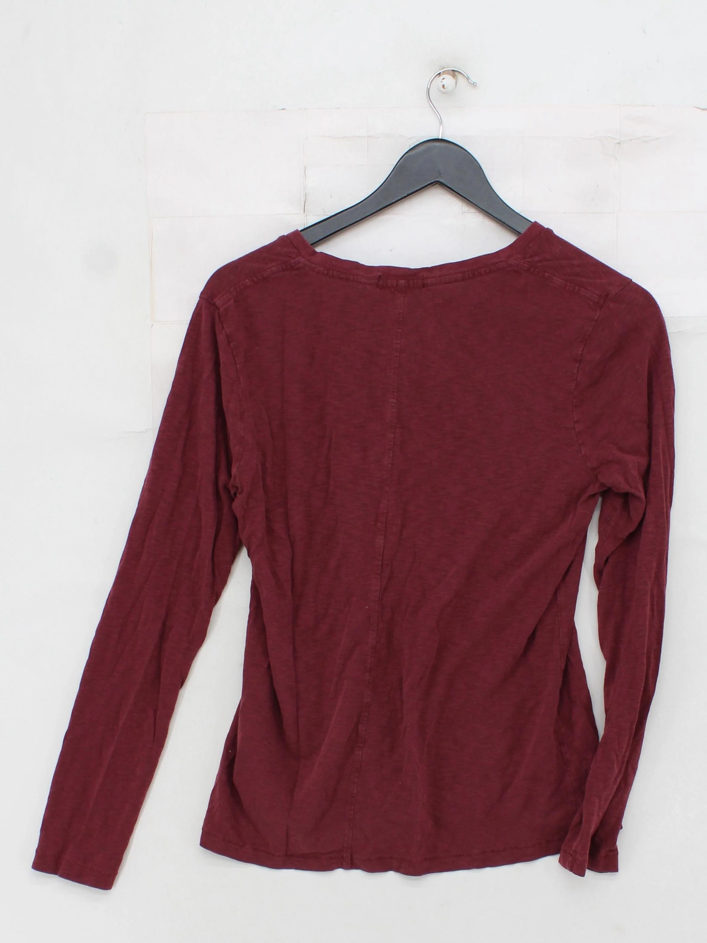 Superdry Women's T-Shirt UK 8 Red Cotton with Lyocell Modal Basic - Image 2