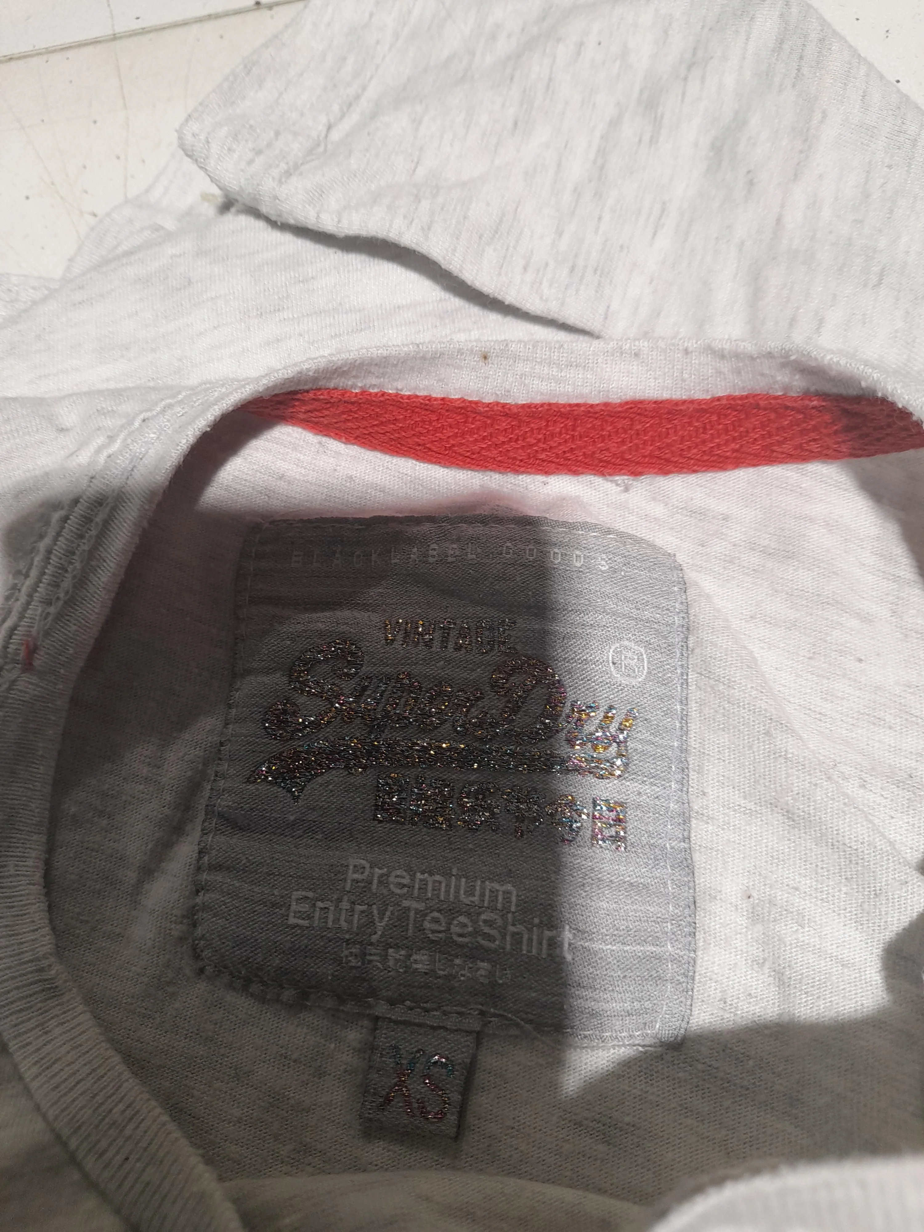 Superdry Women's T-Shirt XS Grey Polyester with Cotton Basic - Image 7