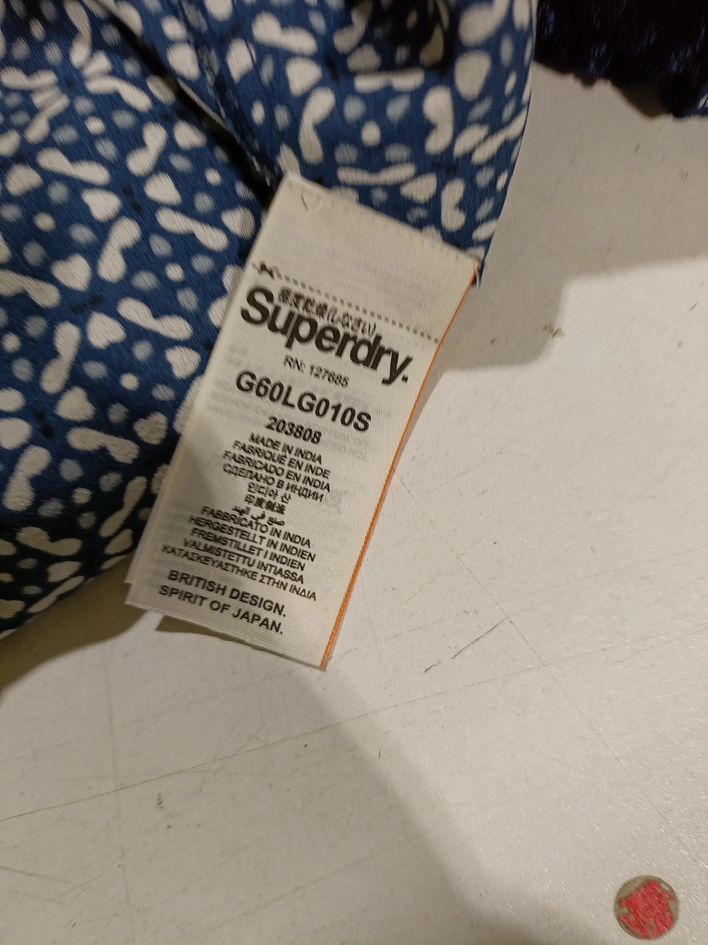 Superdry Women's Top L Multi Geometric 100% Other 3/4 Sleeve Round Neck Tunic - Image 6