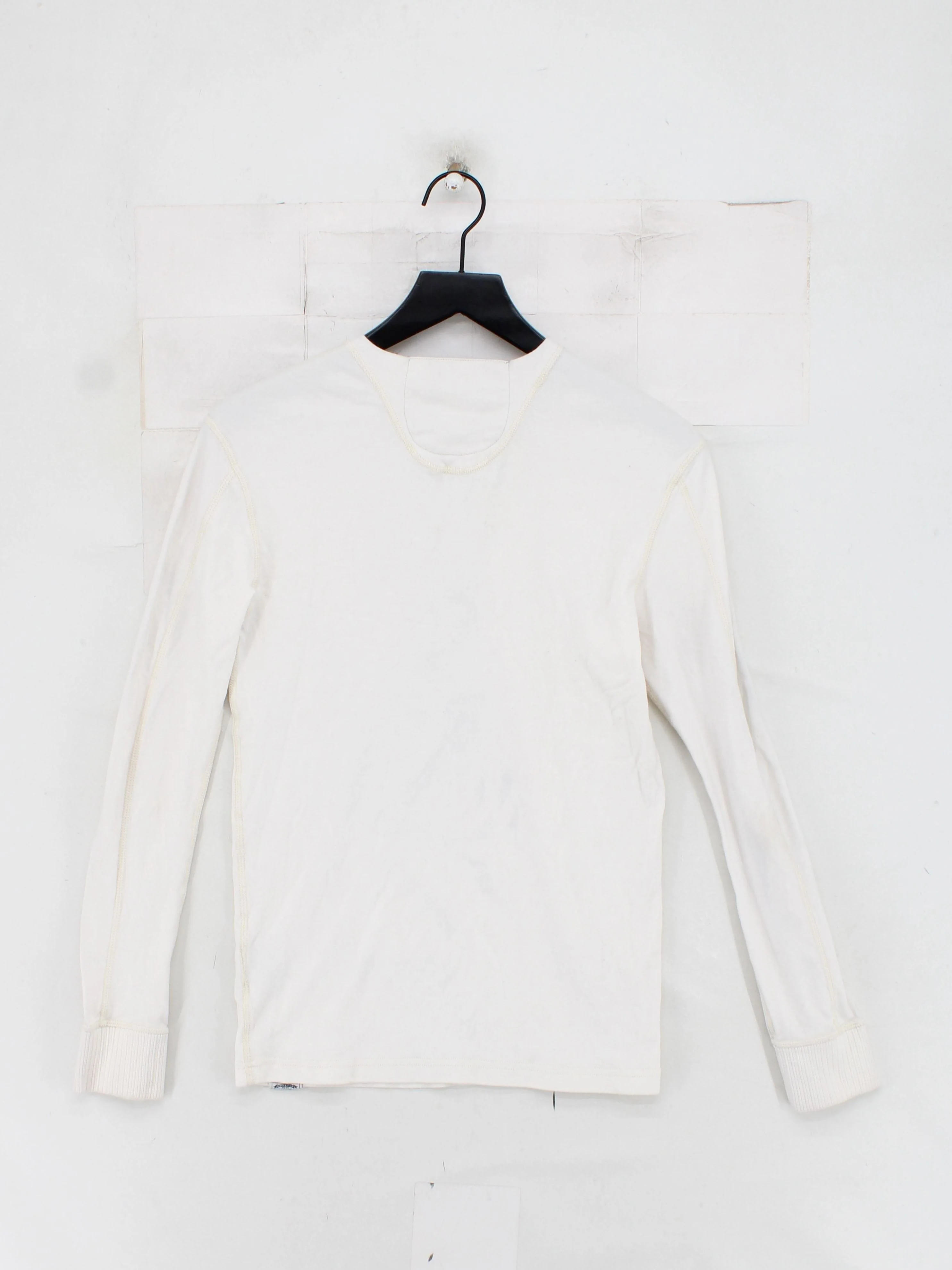 Superdry Women's Top M White 100% Cotton Long Sleeve Crew Neck Basic - Image 2