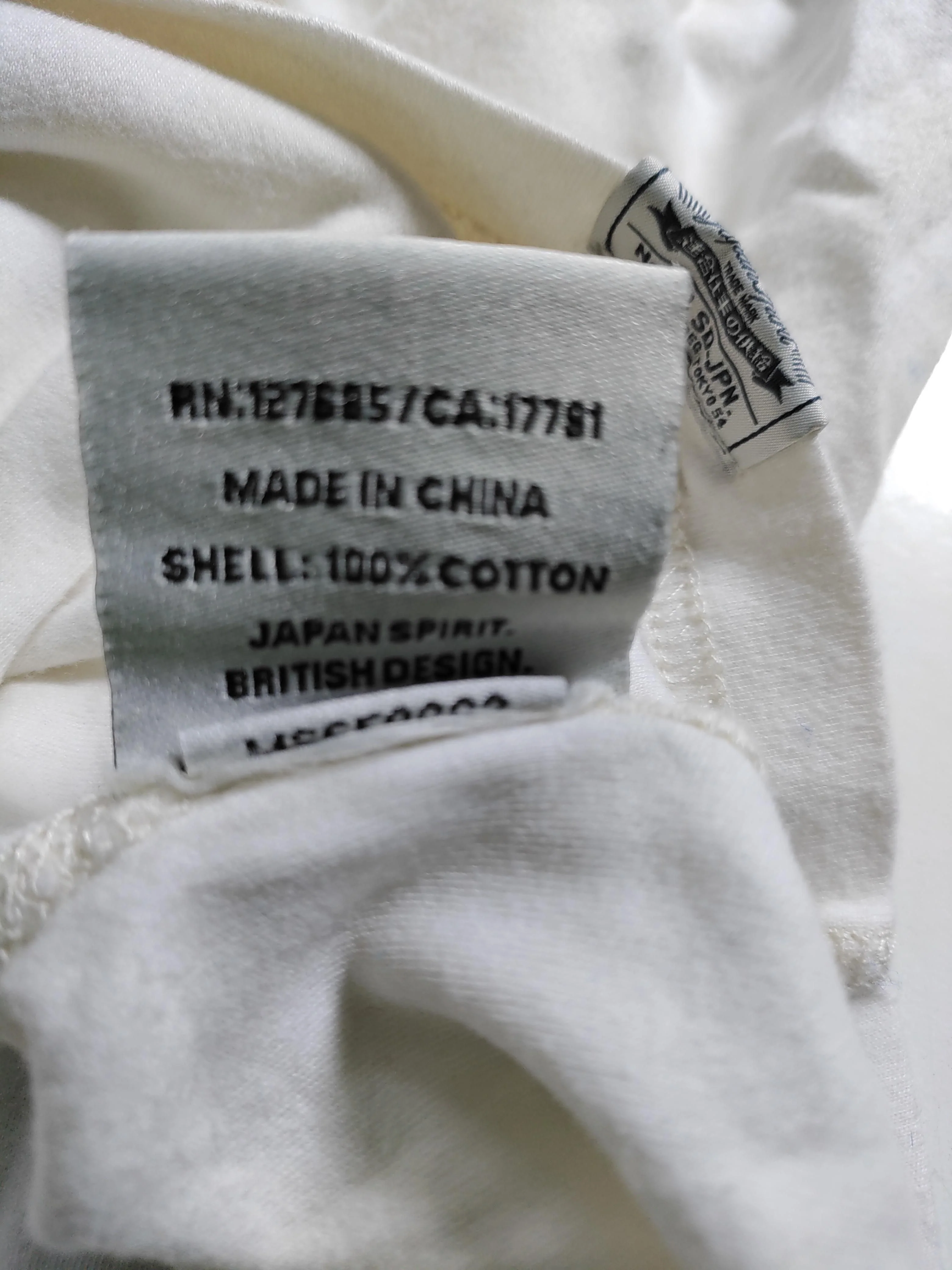Superdry Women's Top M White 100% Cotton Long Sleeve Crew Neck Basic - Image 7