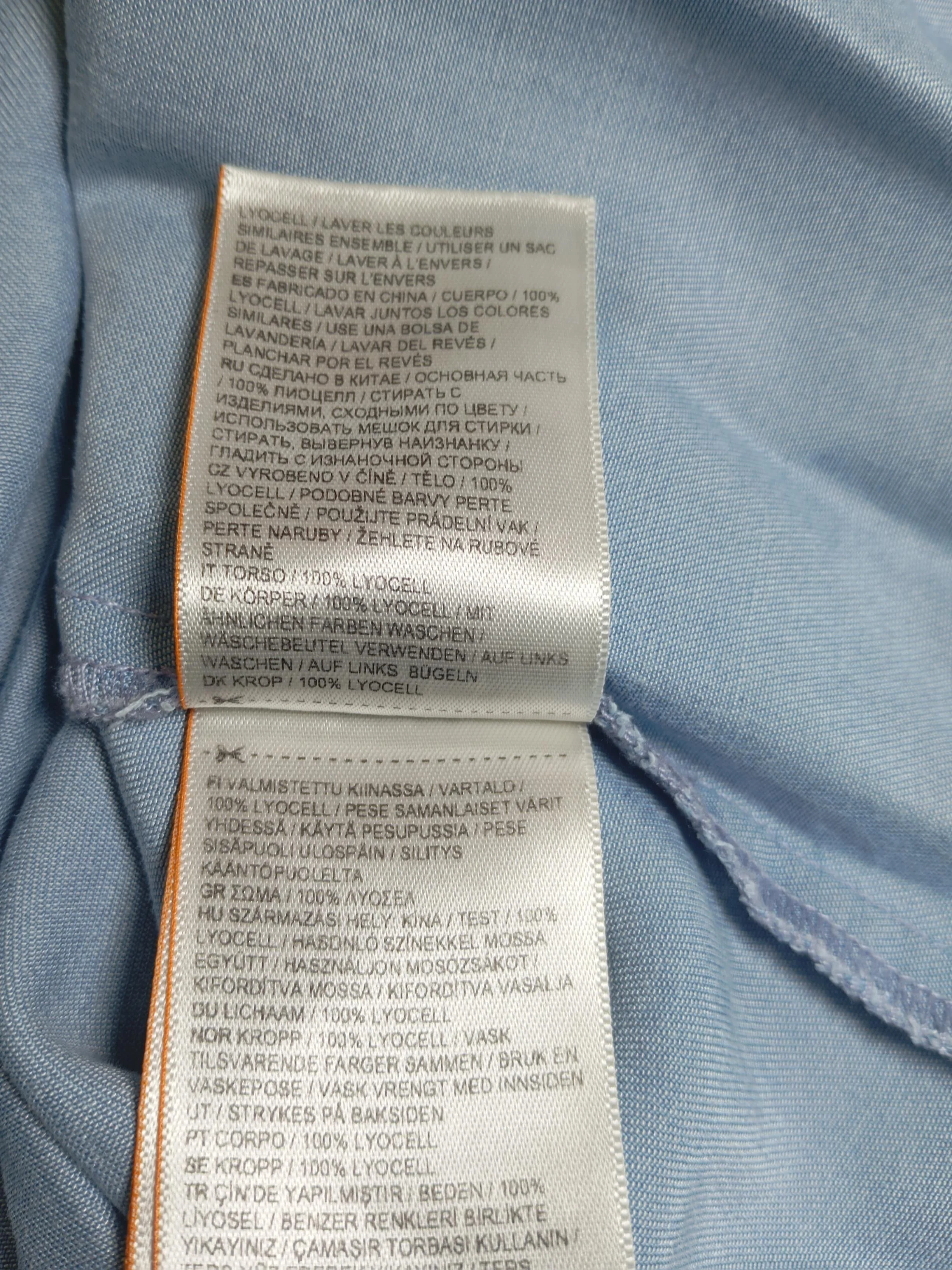 Superdry Women's Top UK 12 Blue 100% Lyocell Modal Sleeveless Collared Basic - Image 6