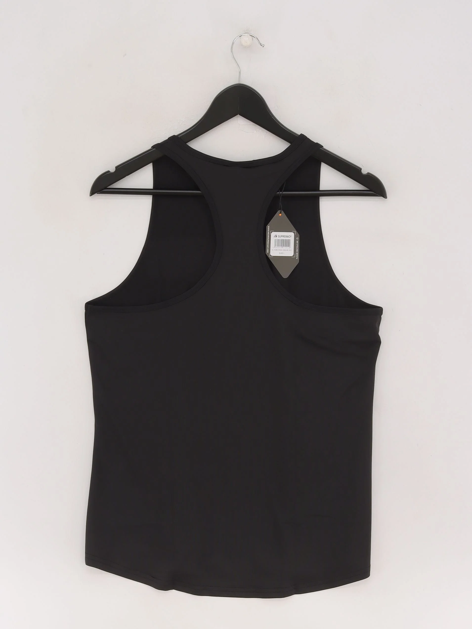 Supremacy Women's T-Shirt L Black Polyester with Elastane Basic New with tags - Image 2