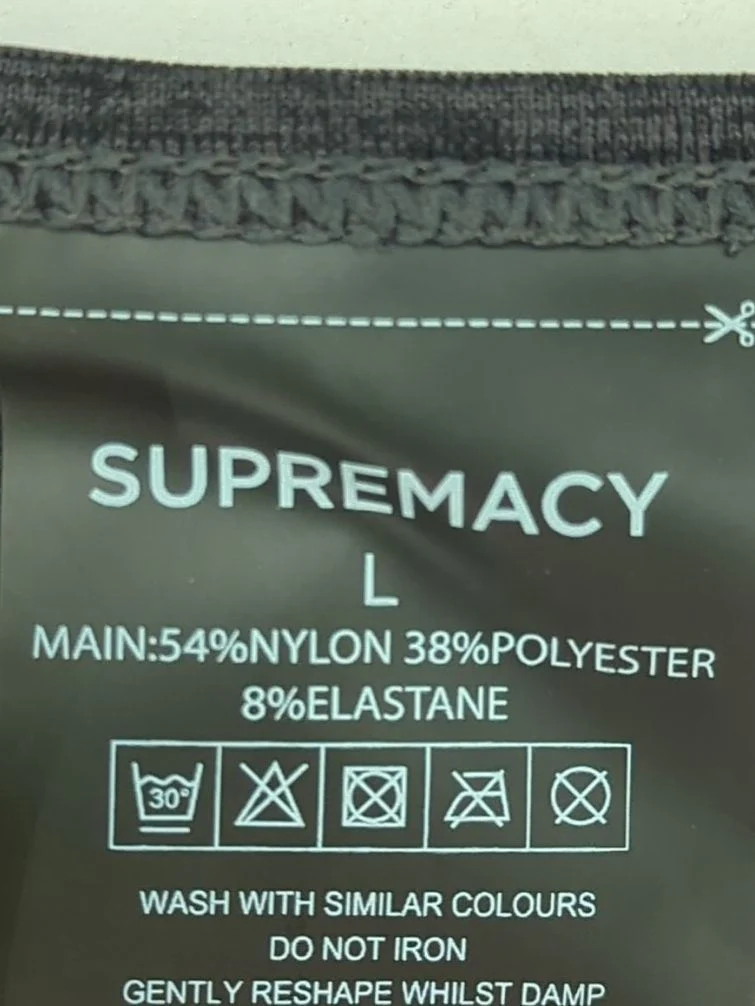 Supremacy Women's Top L Black Nylon New with tags - Image 5