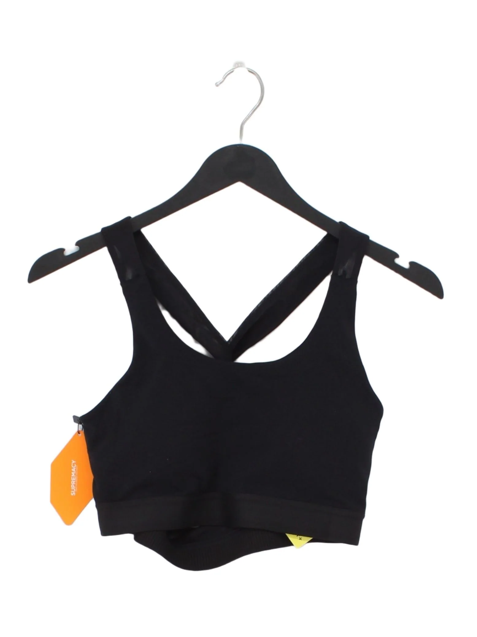 Supremacy Women's Top L Black Nylon with Elastane Cropped New with tags