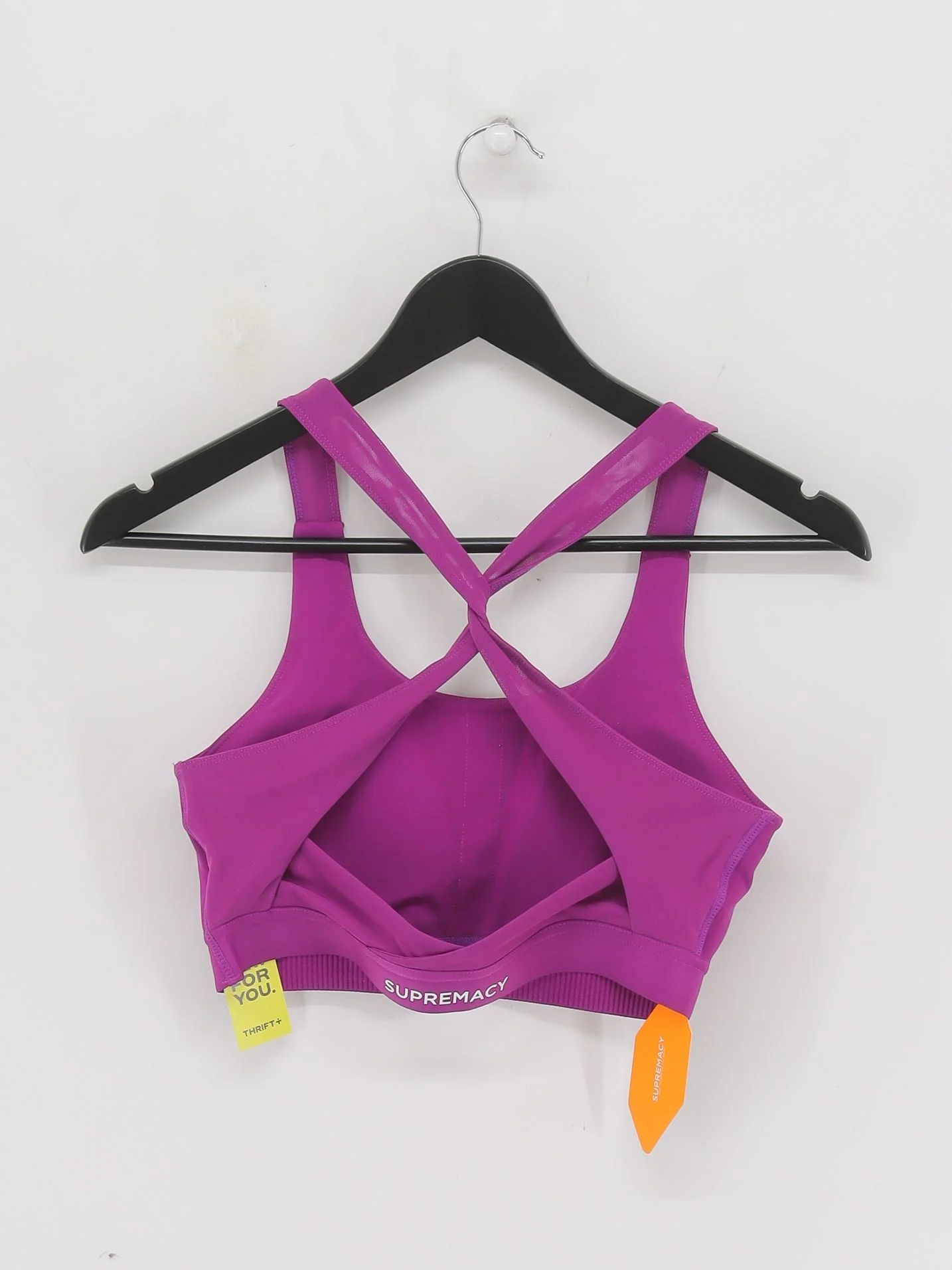 Supremacy Women's Top L Purple Nylon with Elastane Cropped New with tags - Image 2