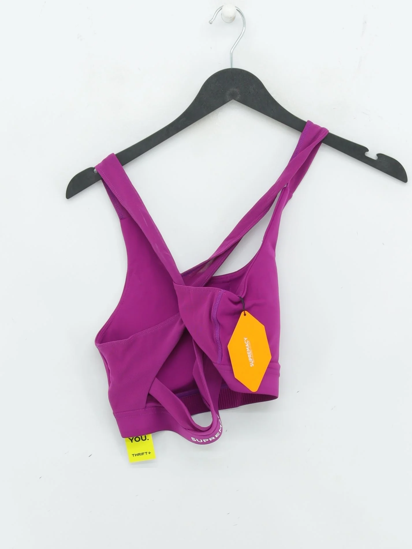 Supremacy Women's Top L Purple Nylon with Elastane Cropped New with tags - Image 2
