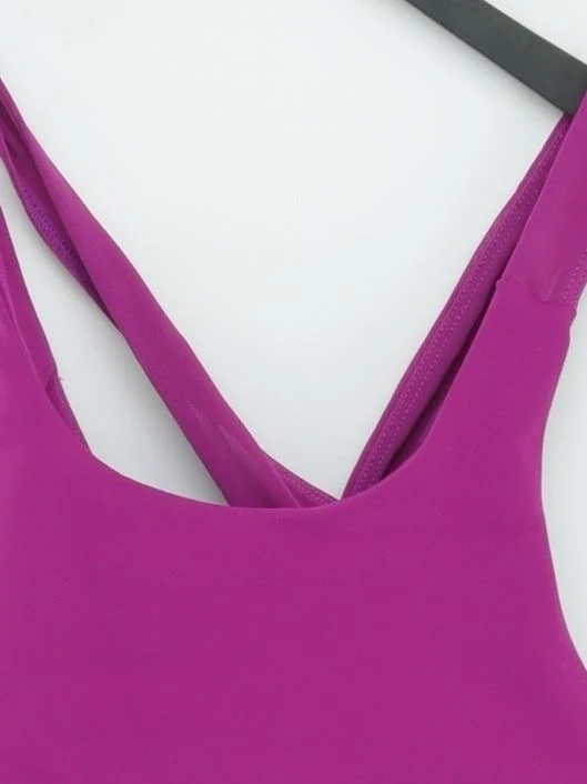 Supremacy Women's Top L Purple Nylon with Elastane Cropped New with tags - Image 3
