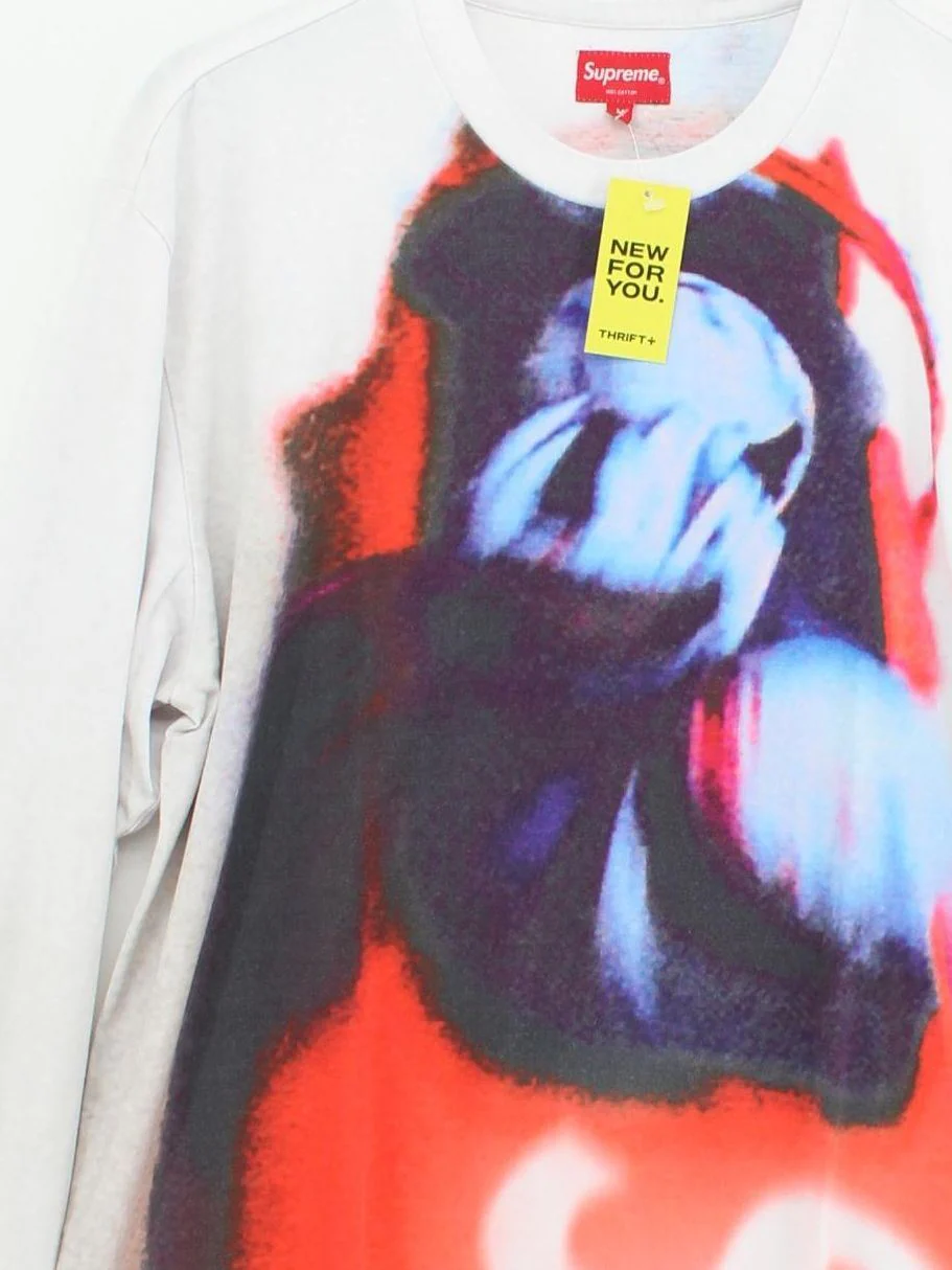 Supreme Men's T-Shirt M White Graphic 100% Cotton Basic - Image 3