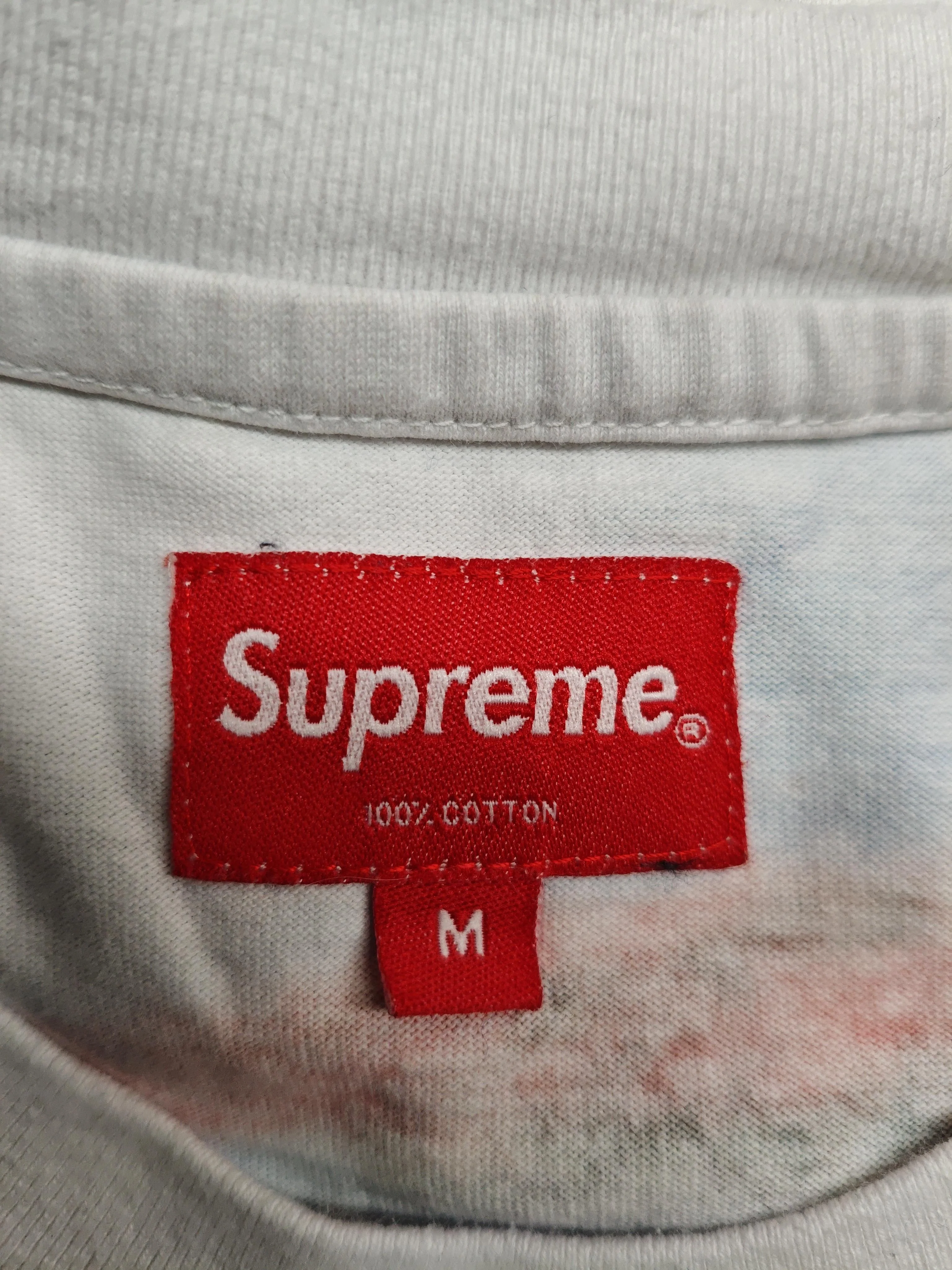 Supreme Men's T-Shirt M White Graphic 100% Cotton Basic - Image 5
