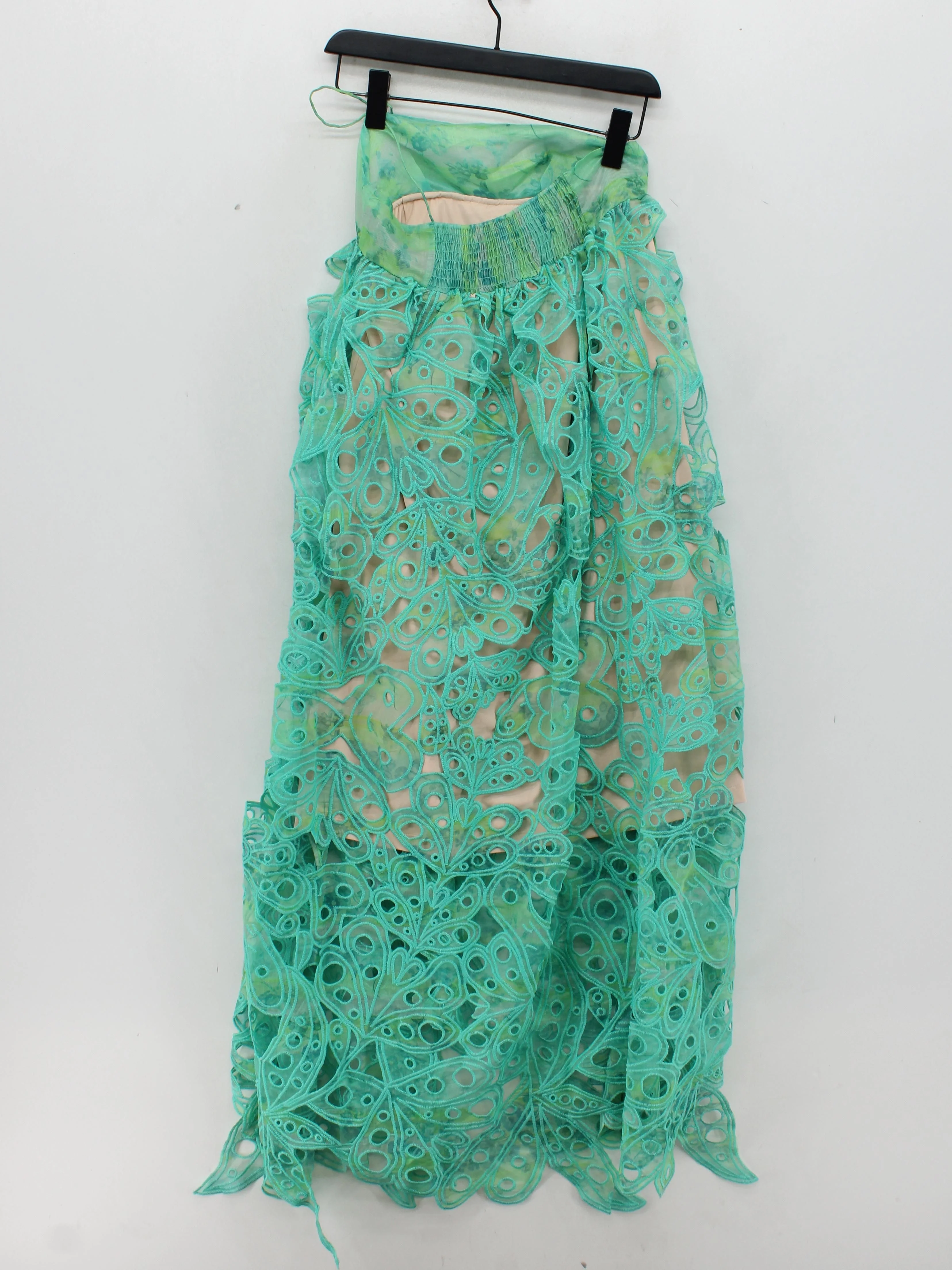 Susan Fang Maxi Dress S in Green - Image 2