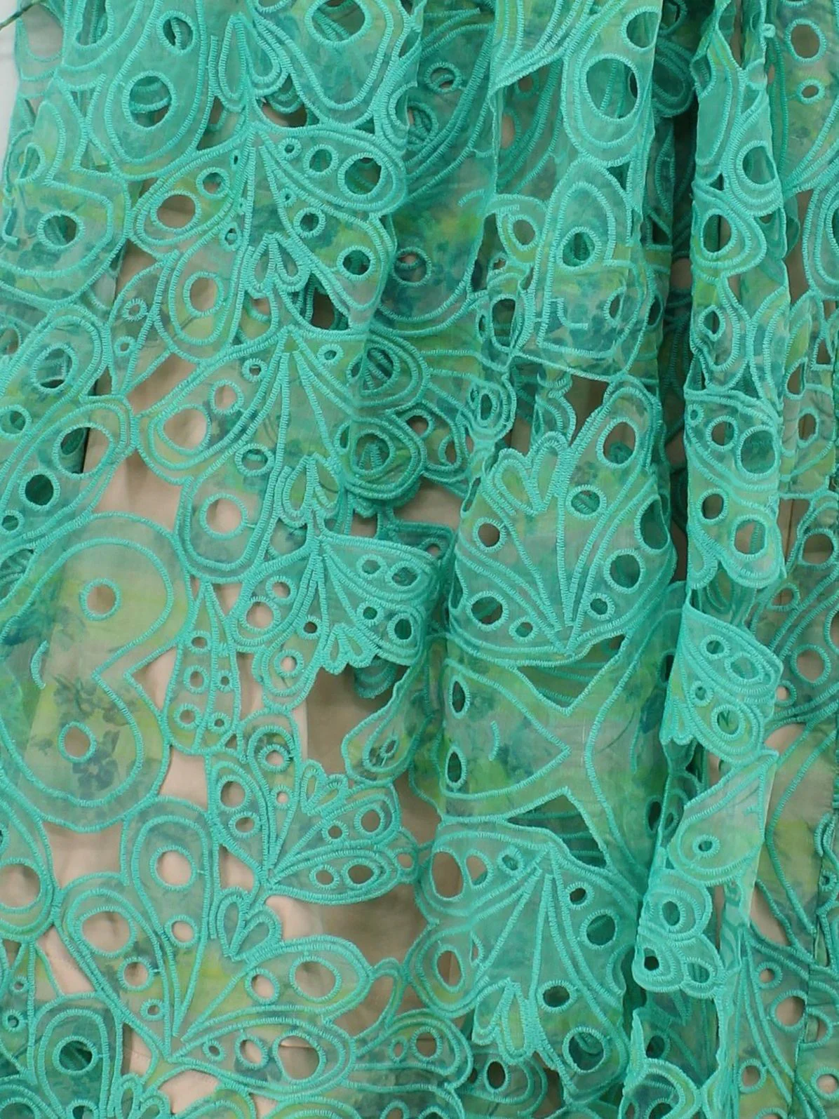 Susan Fang Maxi Dress S in Green - Image 3