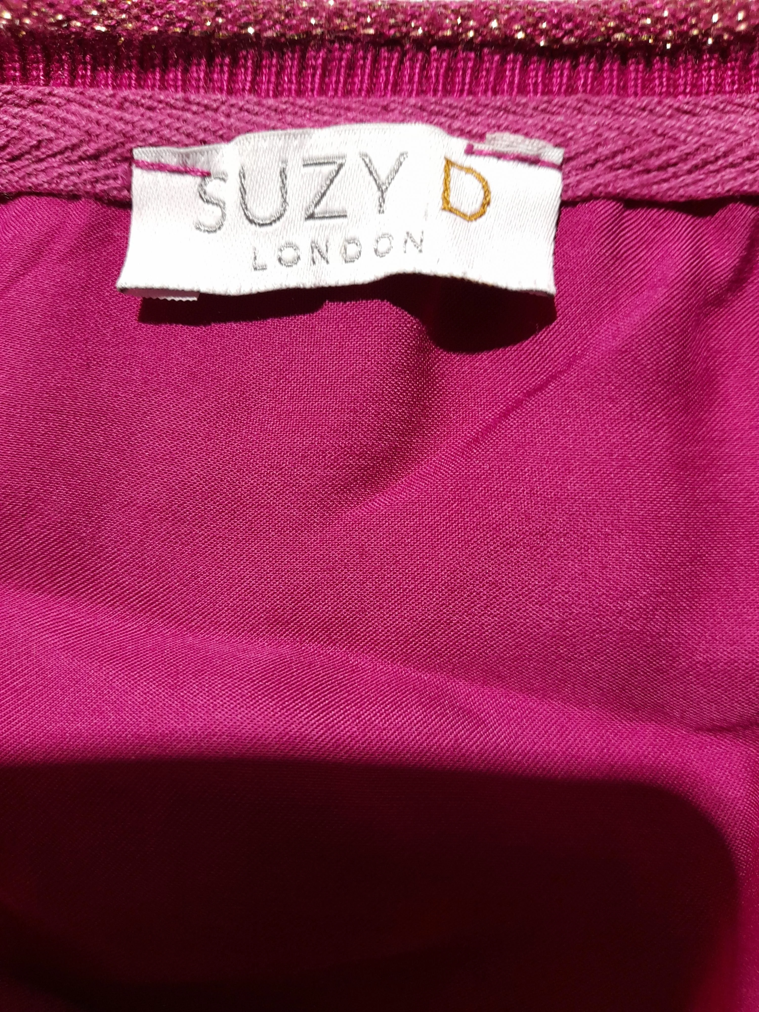 Suzy D Women's Blouse S Pink 100% Other Long Sleeve V-Neck Basic - Image 5