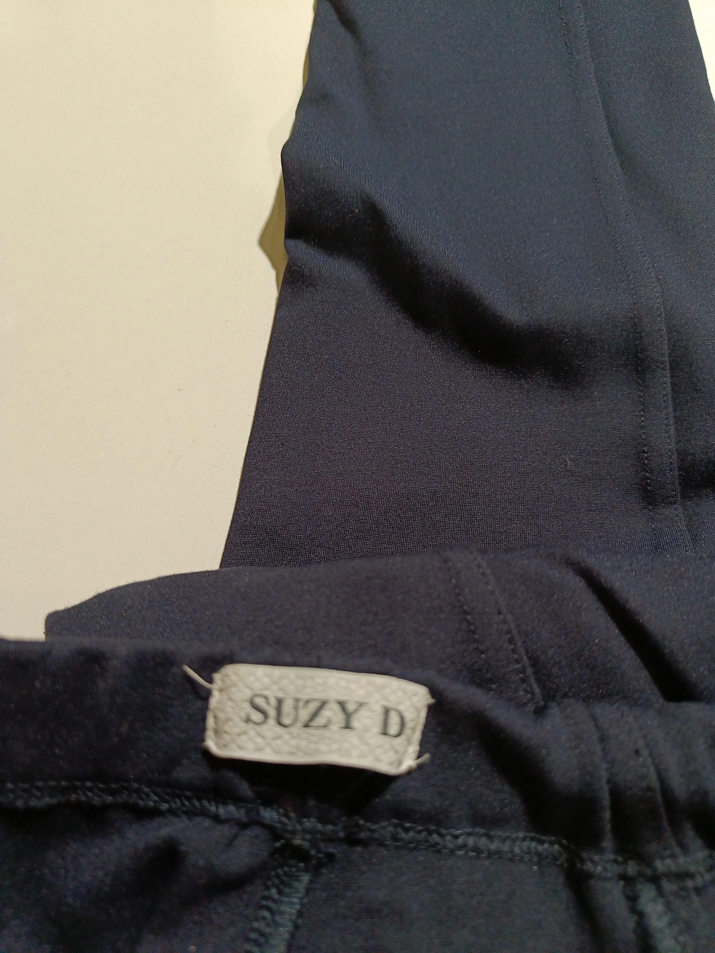 Suzy D Women's Trousers M Black Leather - Image 6