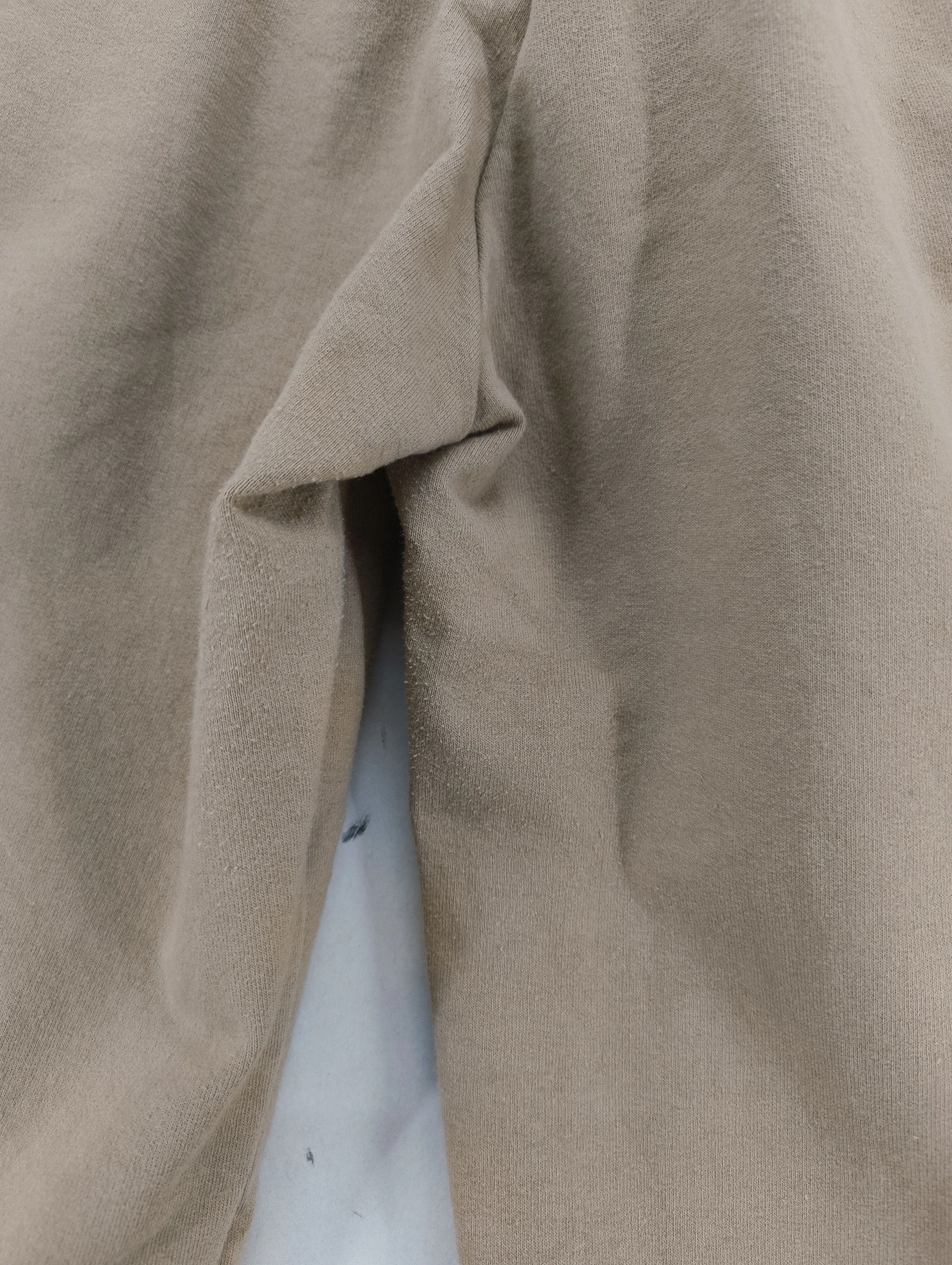 Suzy D Women's Trousers XL Tan Cotton with Elastane Wide-Leg Sweatpants - Image 5