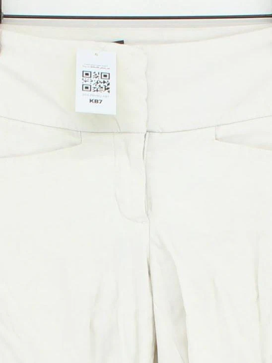 Suzy Shier Women's Shorts UK 12 Cream Rayon with Nylon, Spandex Cut-Off - Image 3