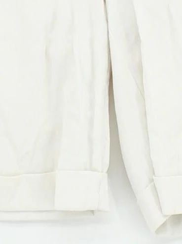Suzy Shier Women's Shorts UK 12 Cream Rayon with Nylon, Spandex Cut-Off - Image 4