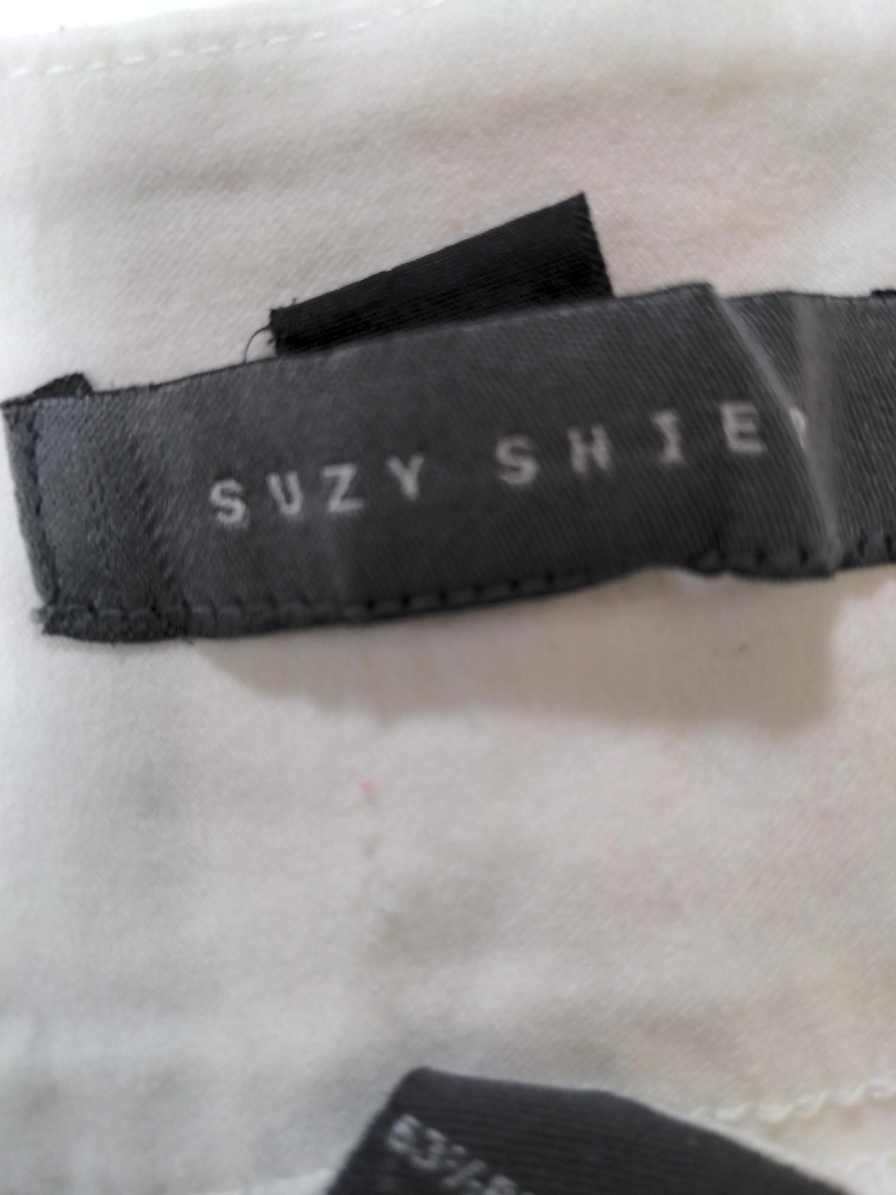 Suzy Shier Women's Shorts UK 12 Cream Rayon with Nylon, Spandex Cut-Off - Image 5