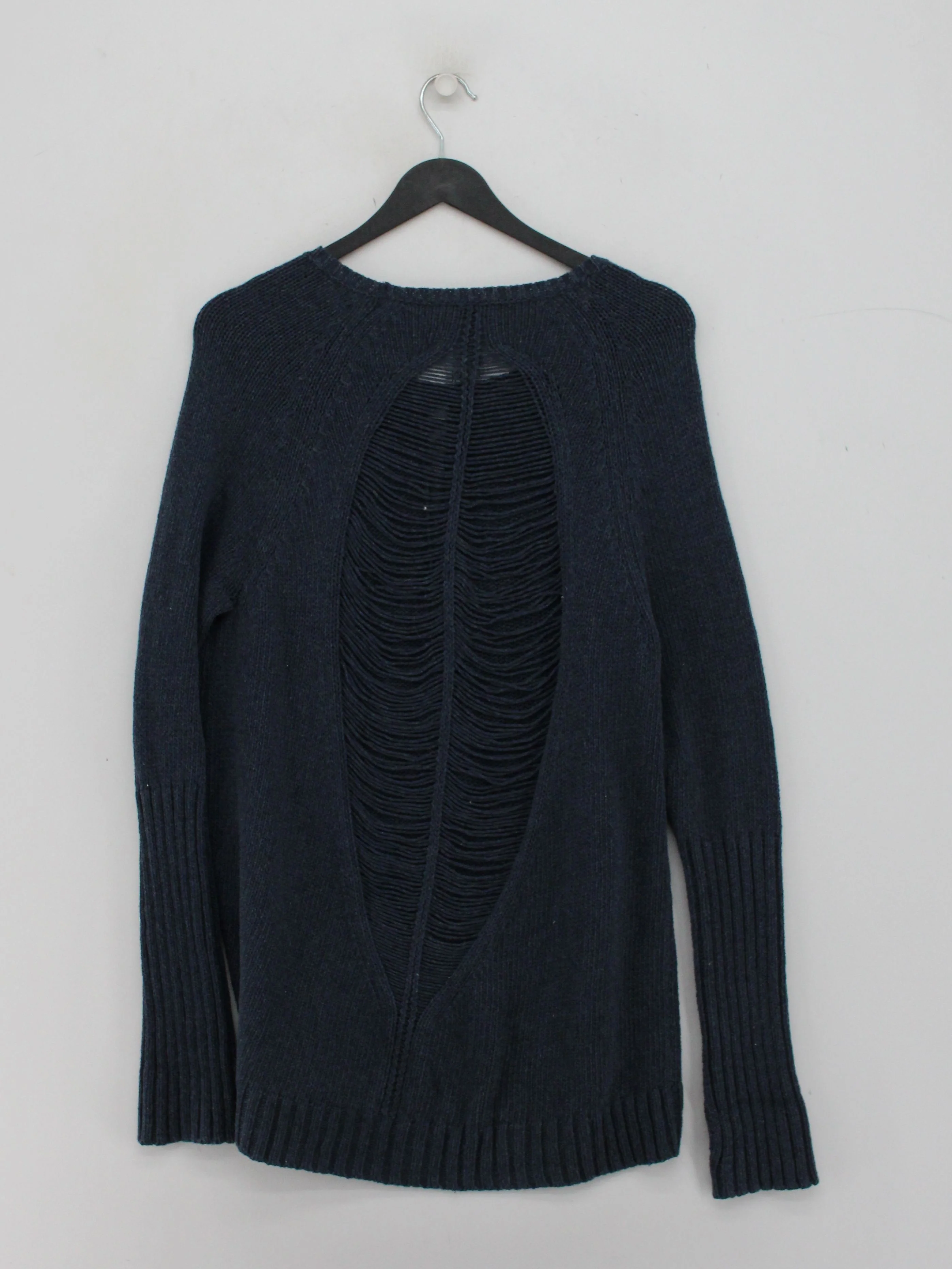 Sweaty Betty Men's Jumper L Blue 100% Cotton Round Neck Pullover - Image 2
