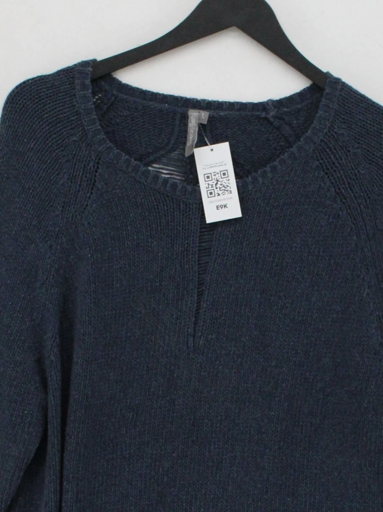 Sweaty Betty Men's Jumper L Blue 100% Cotton Round Neck Pullover - Image 3