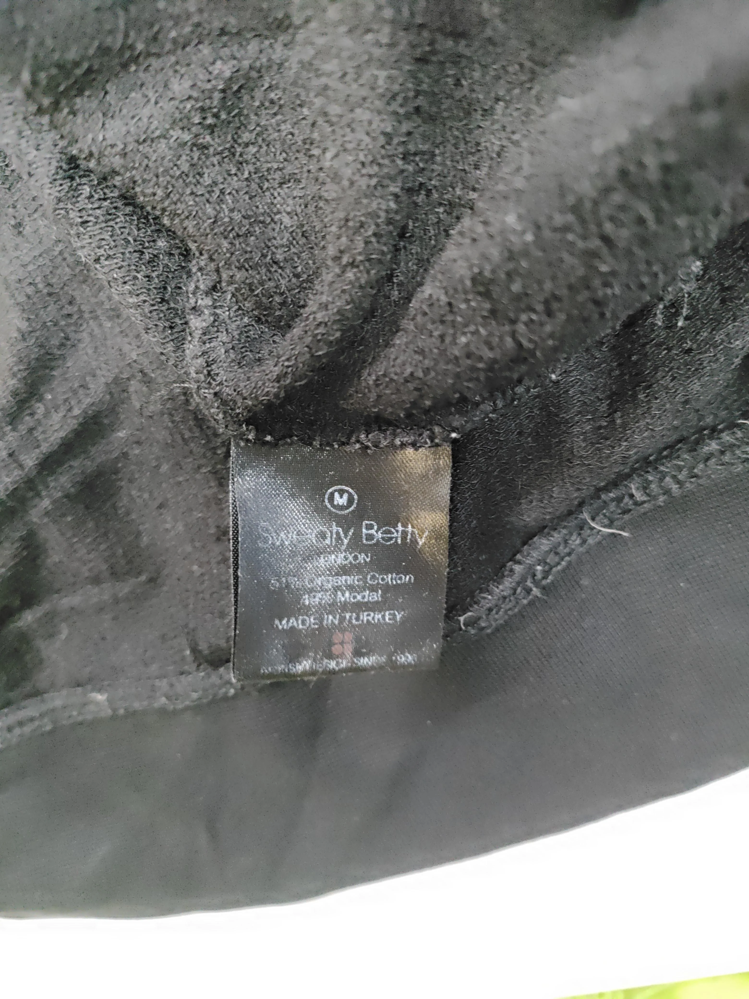 Sweaty Betty Men's Jumper M Black Cotton with Lyocell Modal Crew Neck Pullover - Image 7
