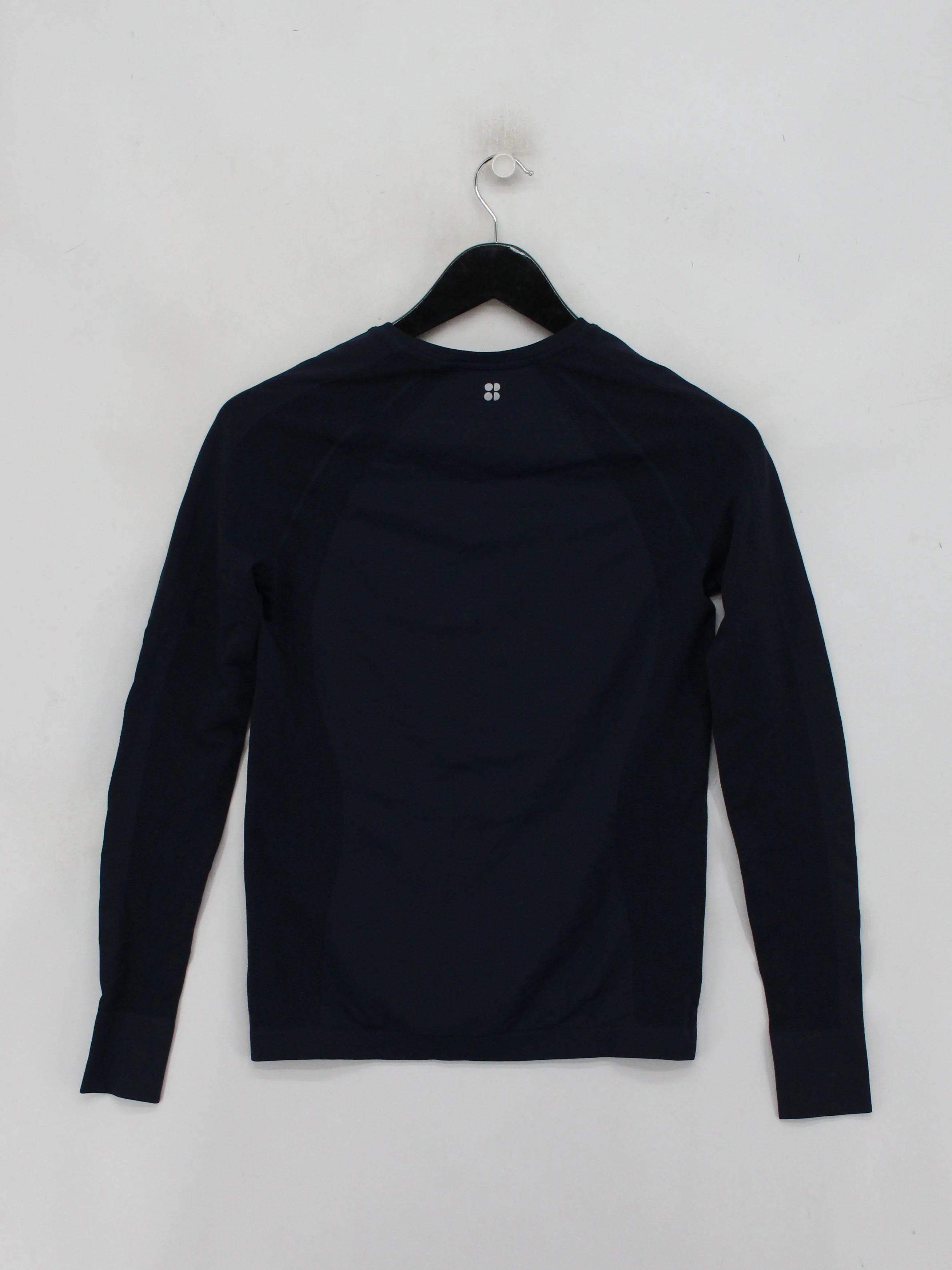 Sweaty Betty Men's T-Shirt S Blue Polyamide with Elastane Crew Neck Basic - Image 2