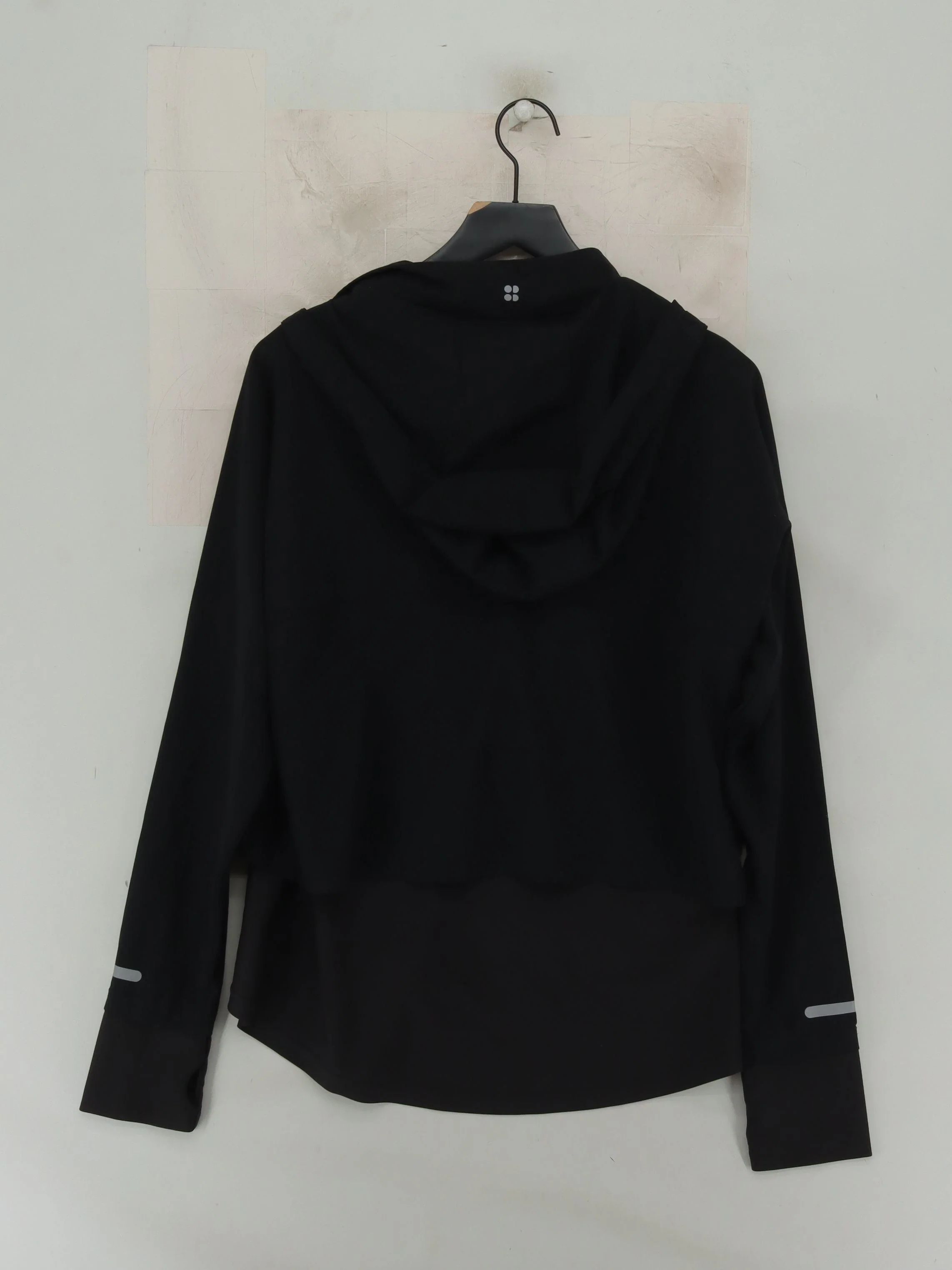 Sweaty Betty Women's Hoodie L Black Polyester with Elastane Pullover - Image 2