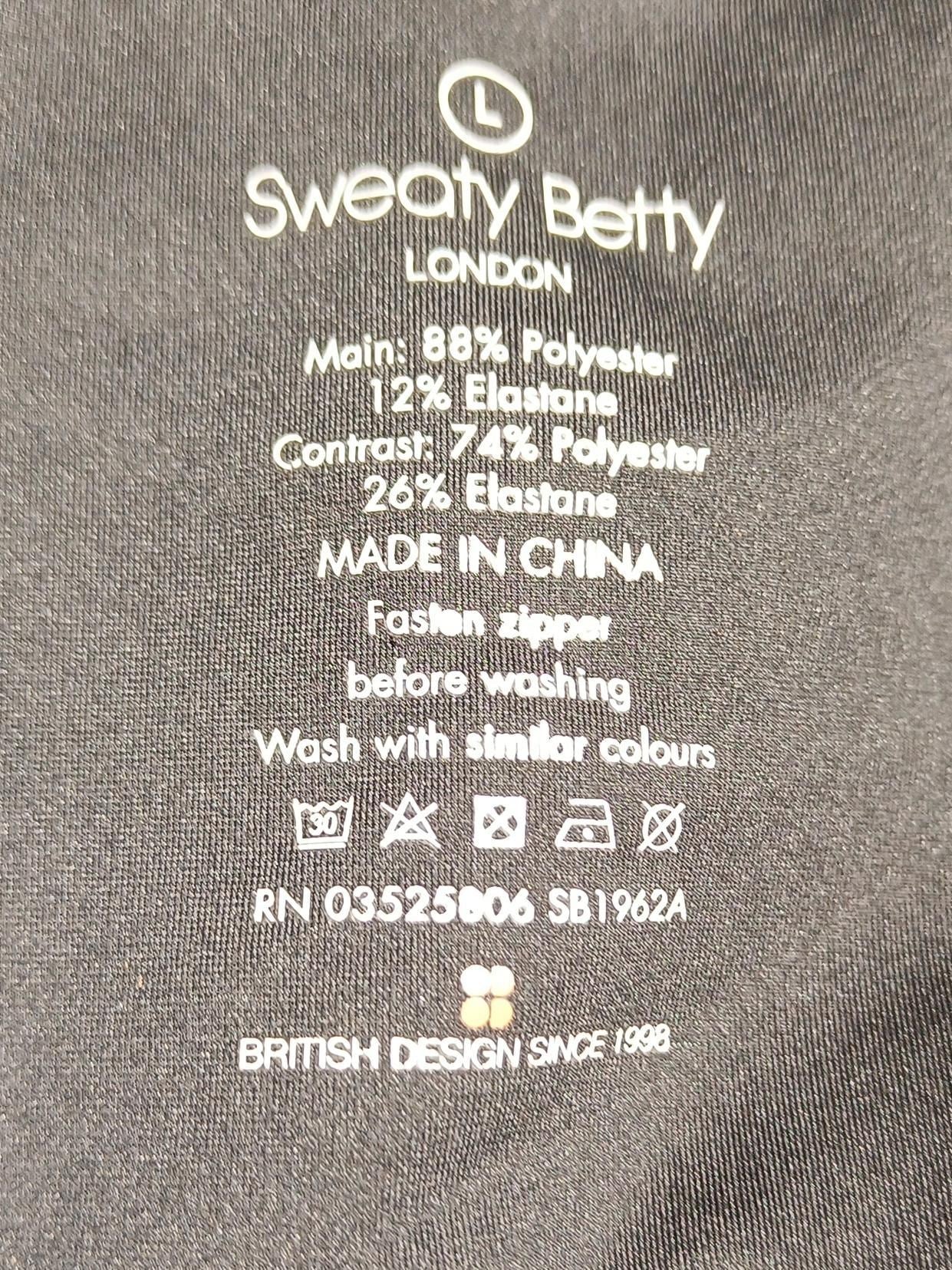 Sweaty Betty Women's Hoodie L Black Polyester with Elastane Pullover - Image 6