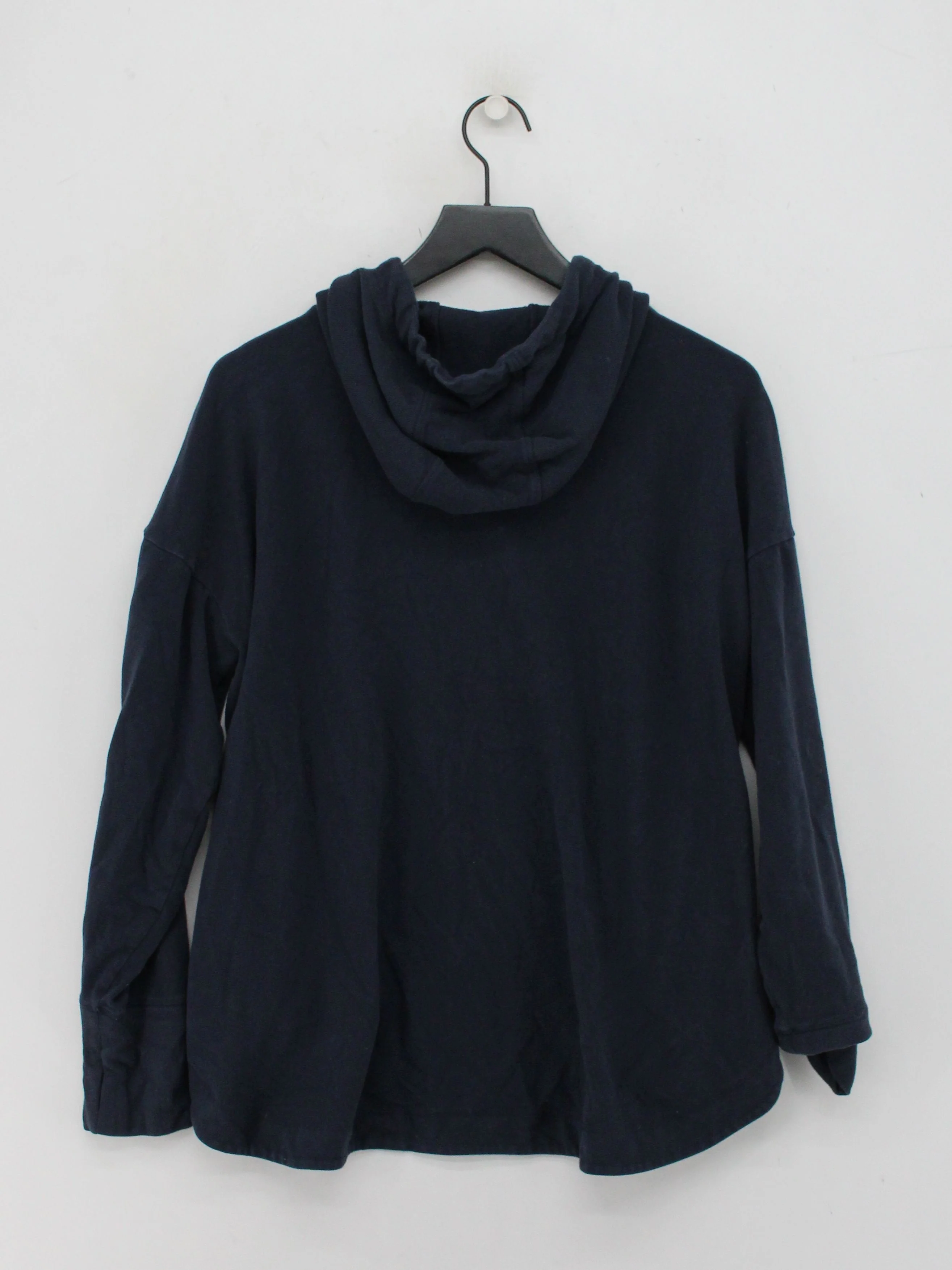 Sweaty Betty Women's Hoodie L Blue Cotton with Acrylic, Elastane Pullover - Image 2
