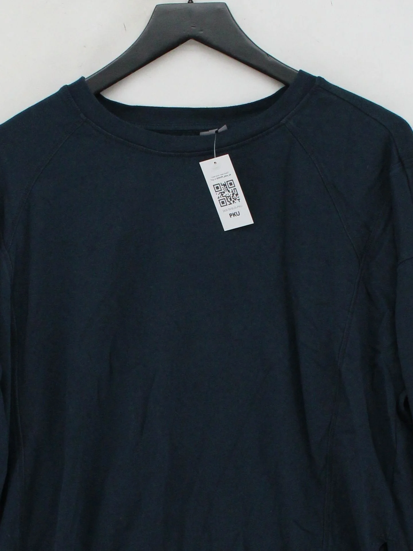Sweaty Betty Women's Hoodie L Blue Cotton with Lyocell Modal Pullover - Image 3