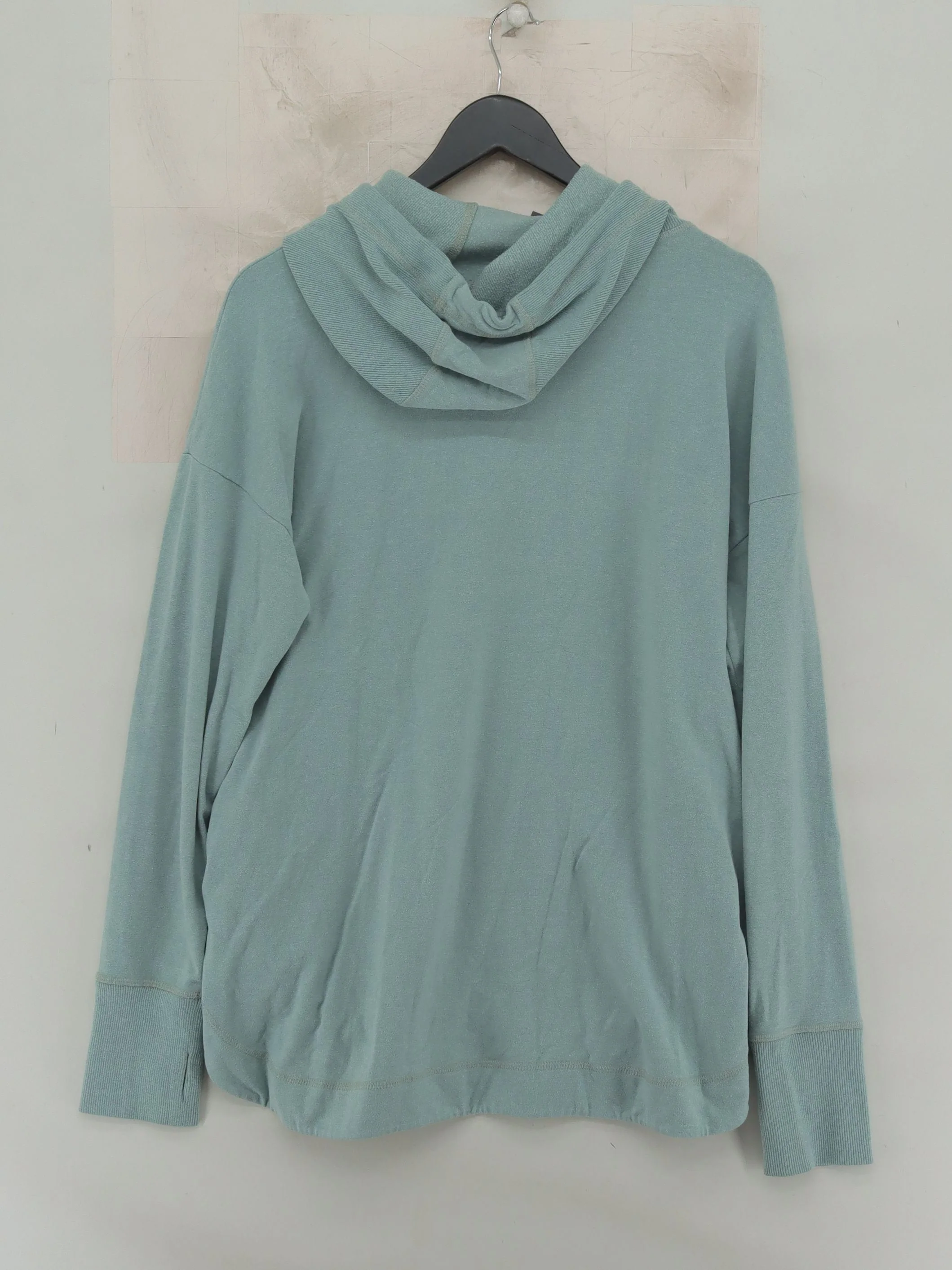 Sweaty Betty Women's Hoodie L Green Cotton with Acrylic, Elastane Pullover - Image 2